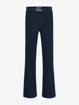 Mädchen Varsity Flare Leggings in Marineblau