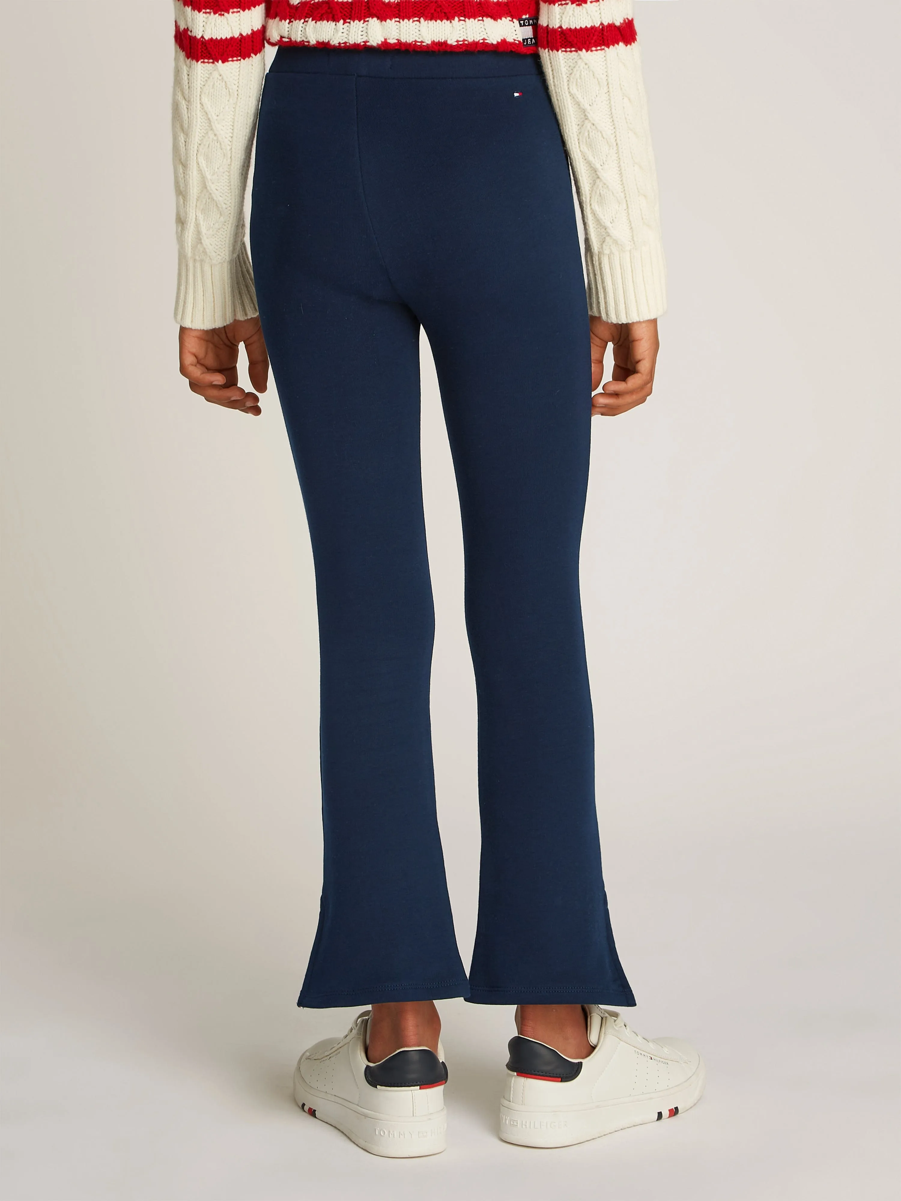 Mädchen Varsity Flare Leggings in Marineblau