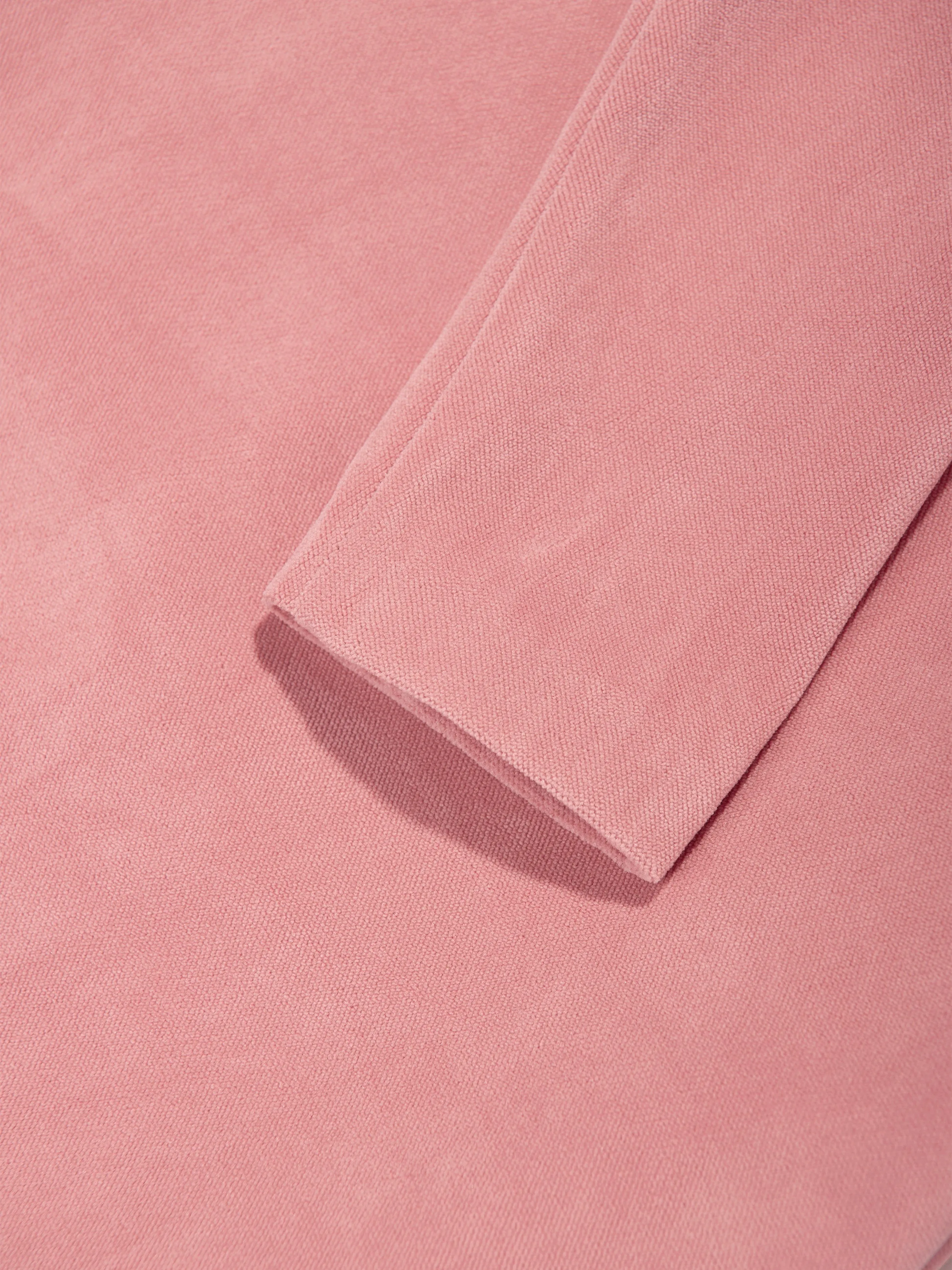 Mädchen Samt Rüschenkleid in Rosa