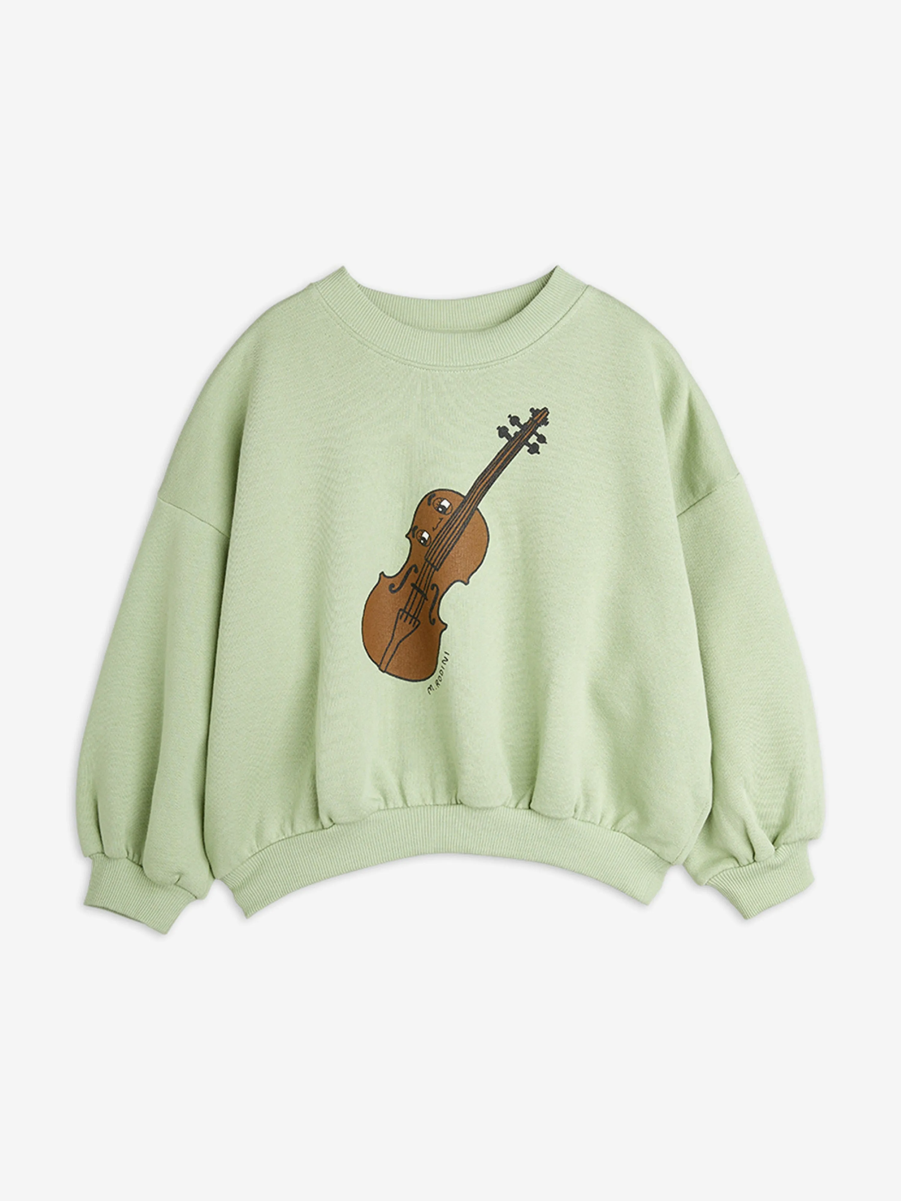 Mädchen Geigen Pullover in Grün