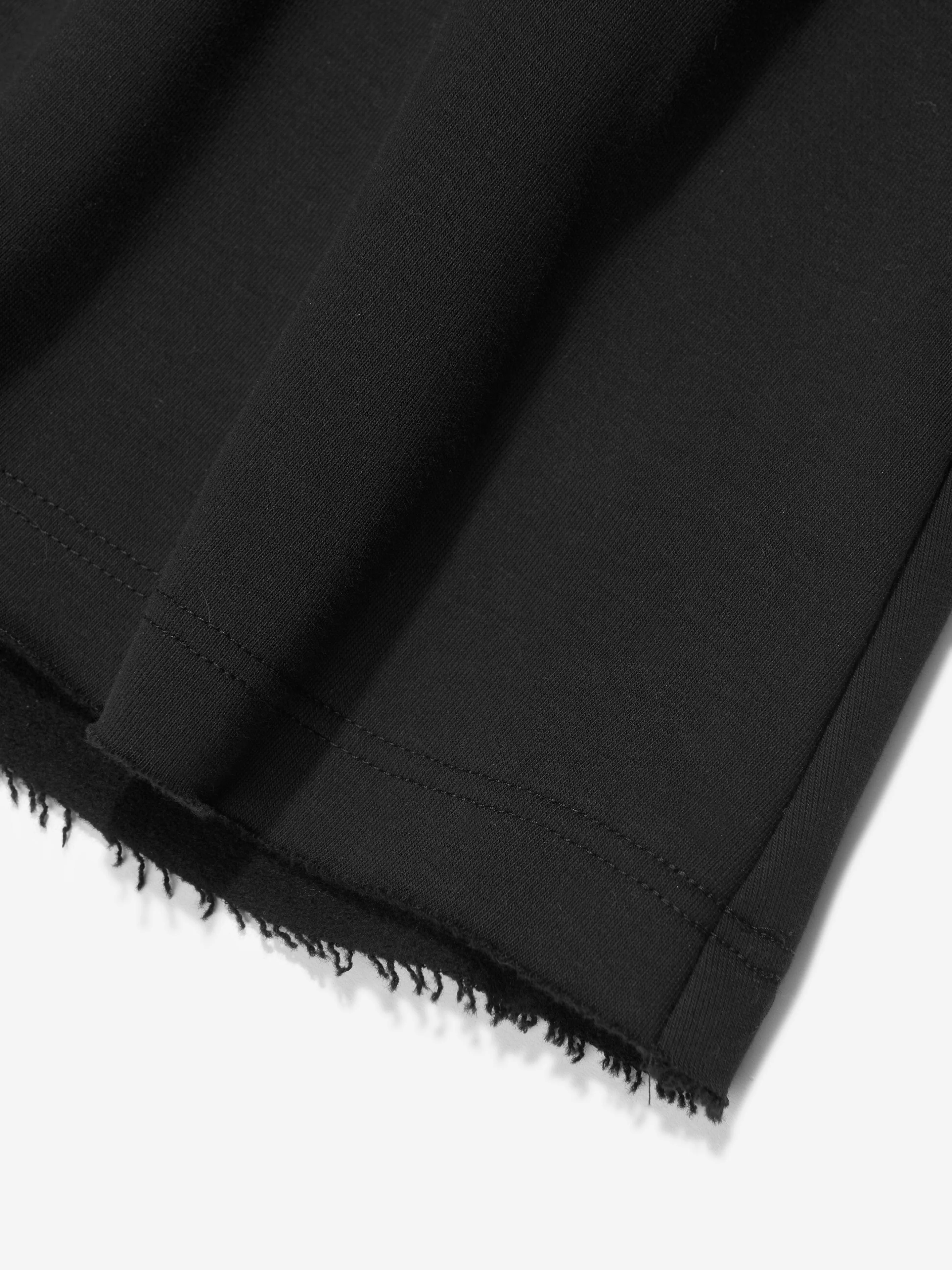 Givenchy Girls Kapuzen-Logo-Kleid in Schwarz