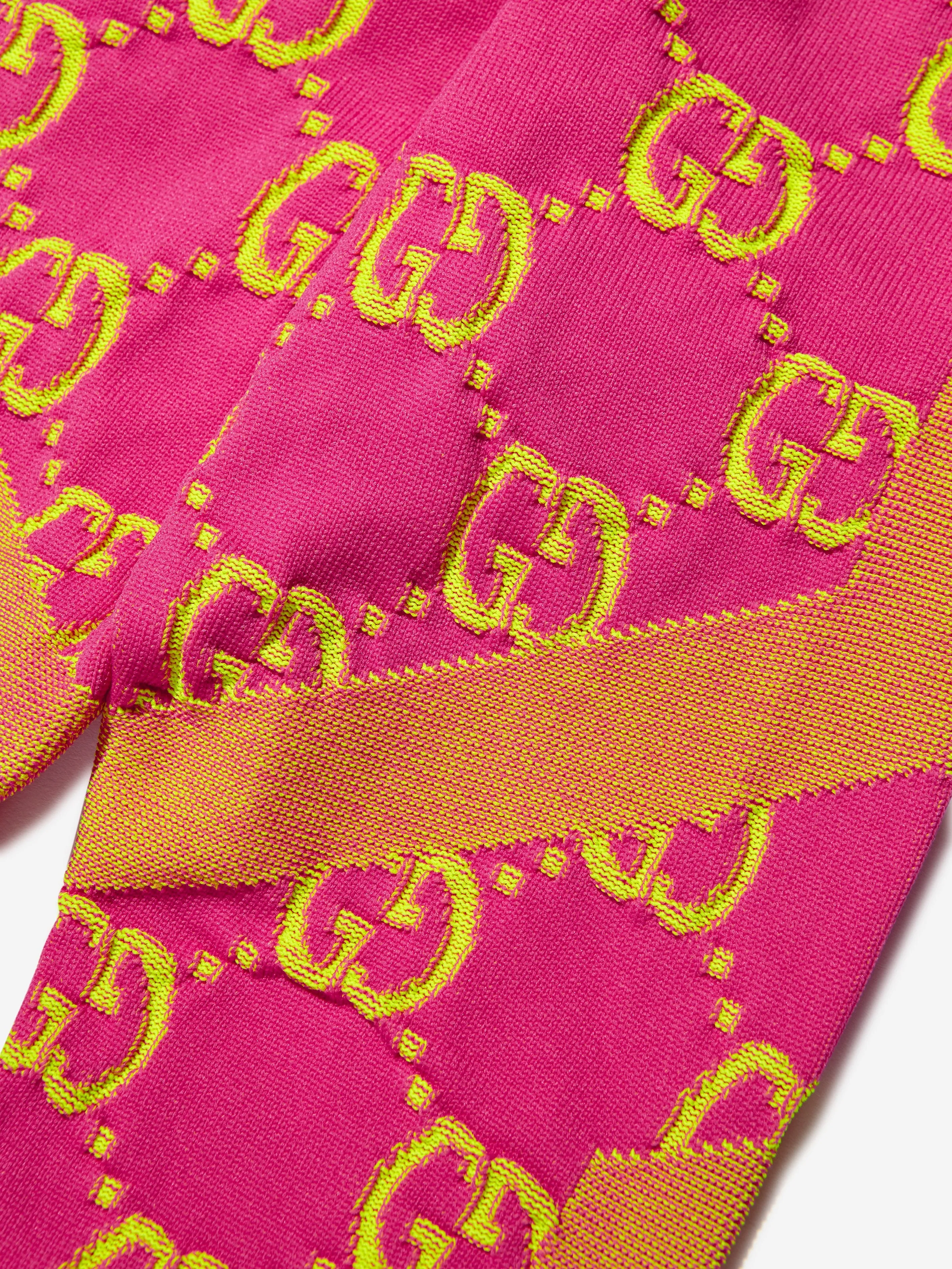 Gucci Girls GG Radlerhose in Rosa
