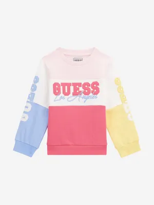 Guess Girls Colourblock Sweatshirt in Mehrfarben