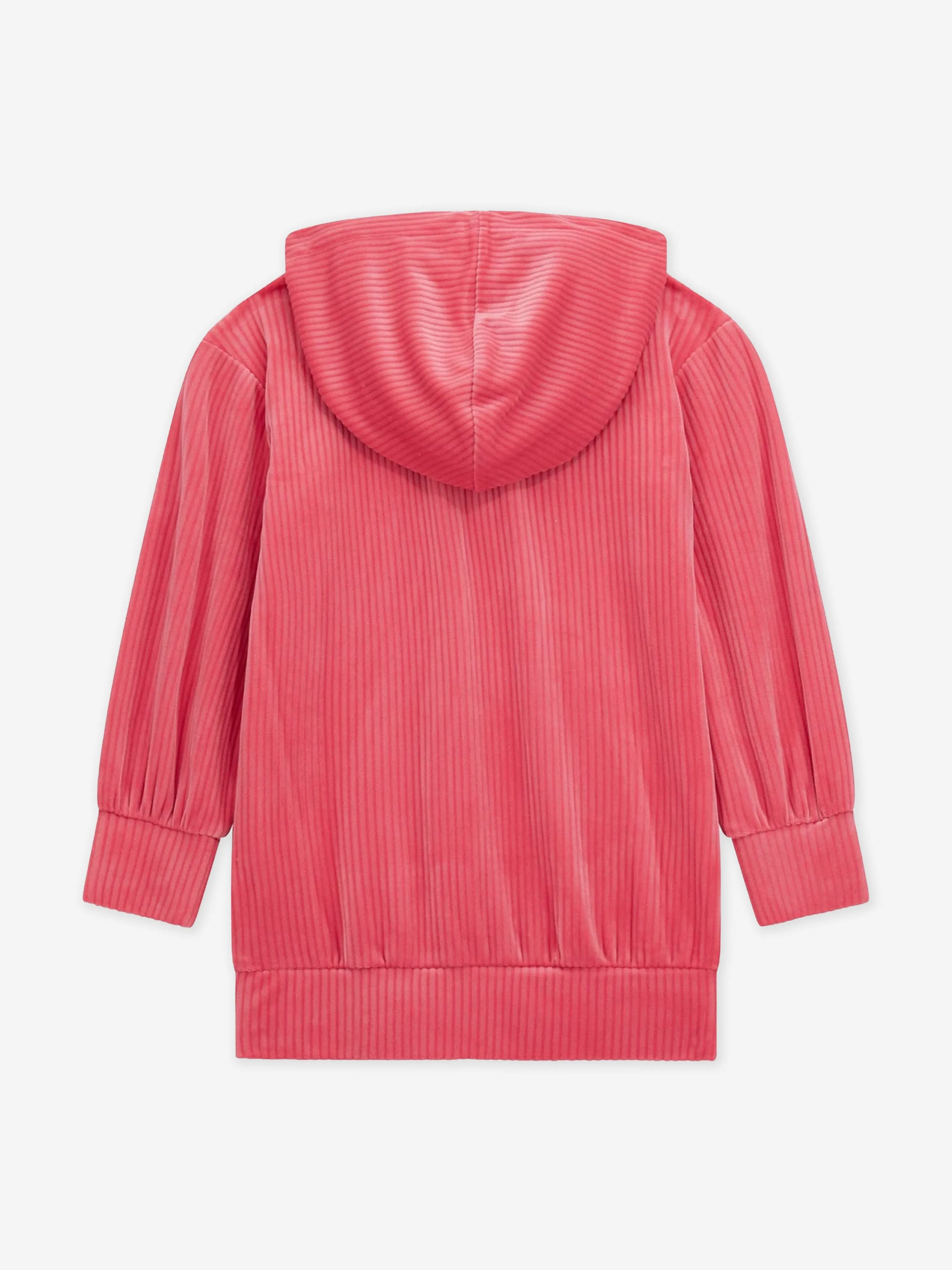 Guess Girls Cord Kapuzenkleid in Rosa