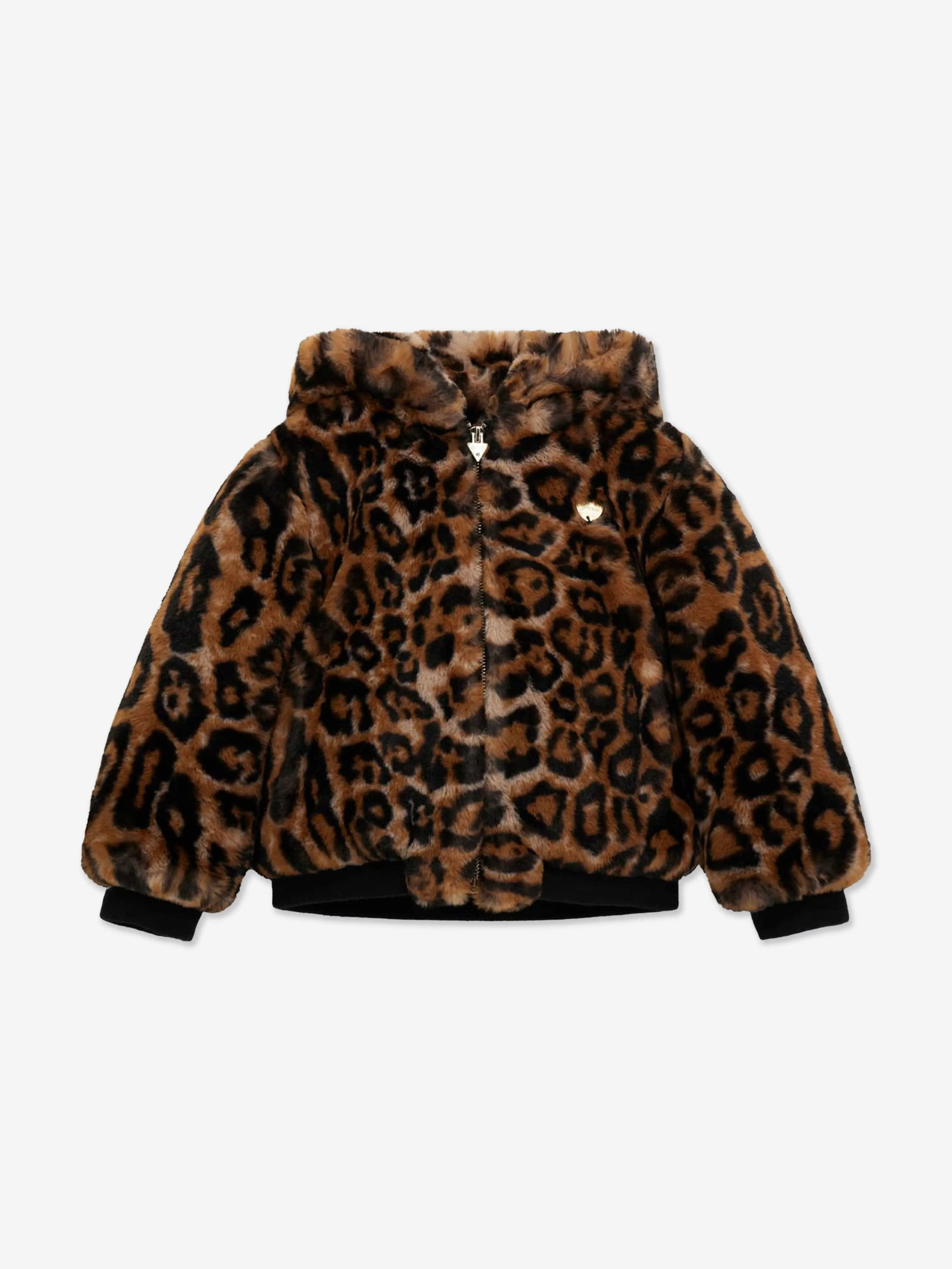 Guess Girls Kunstpelz Bomberjacke in Braun