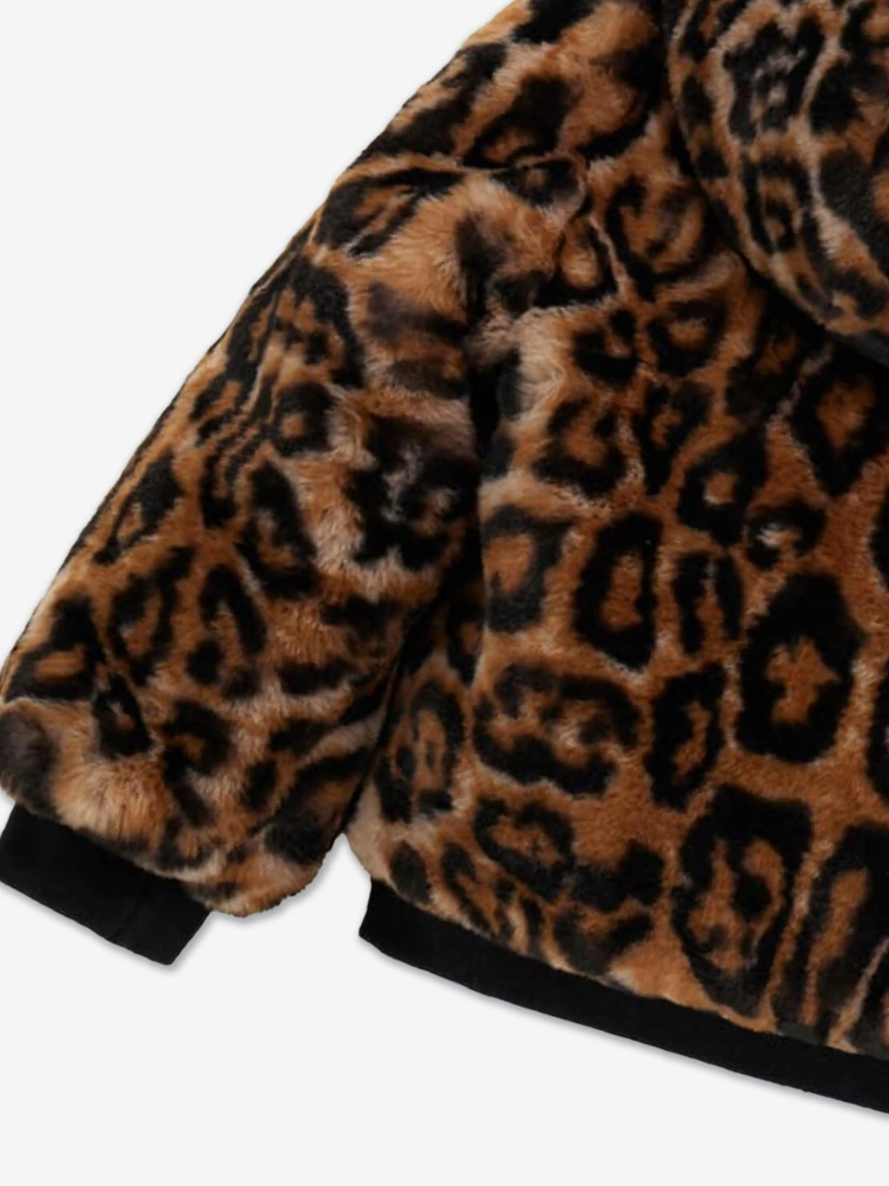 Guess Girls Kunstpelz Bomberjacke in Braun