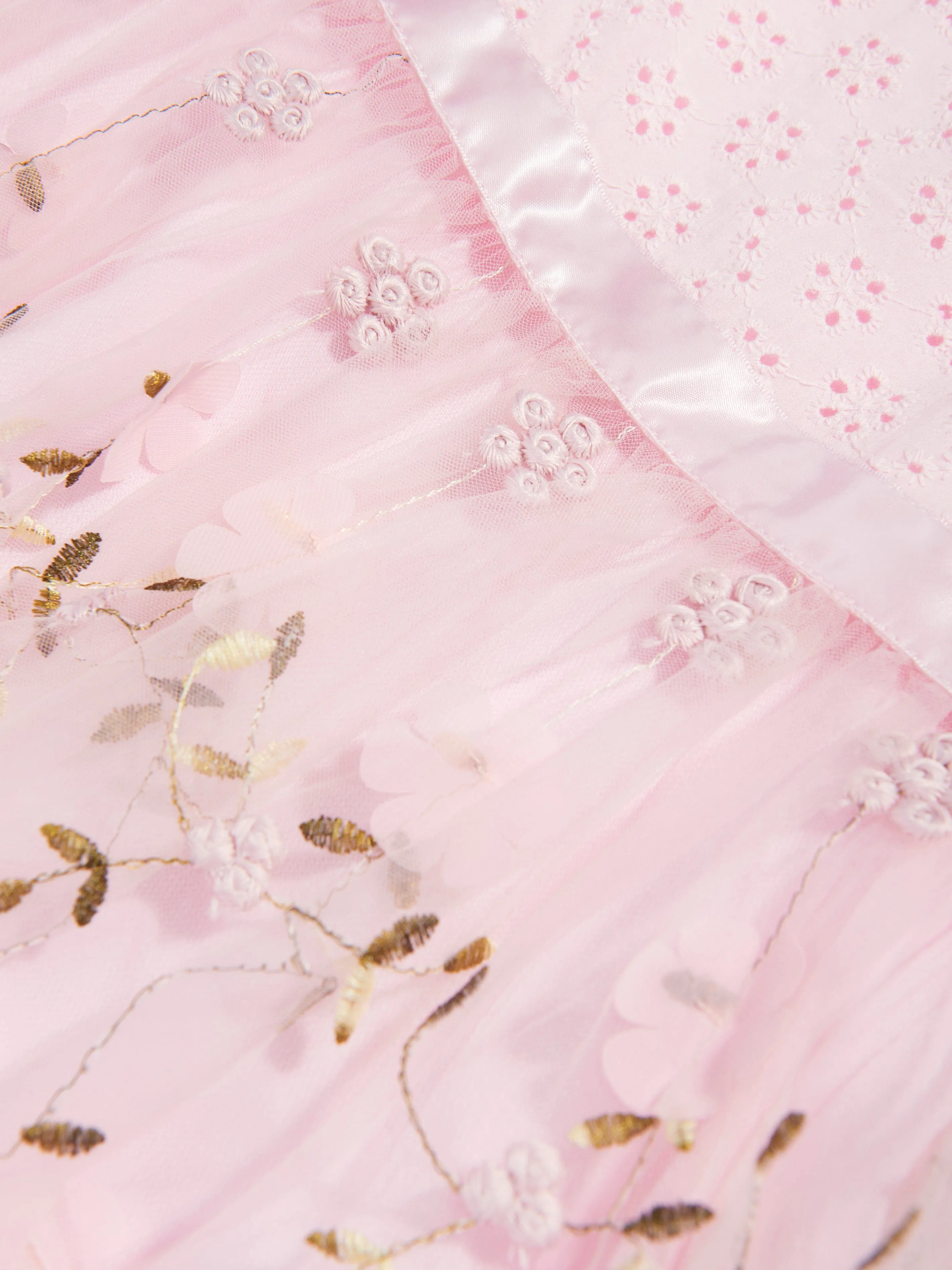 Guess Girls Blumenmuster Trägerkleid in Rosa