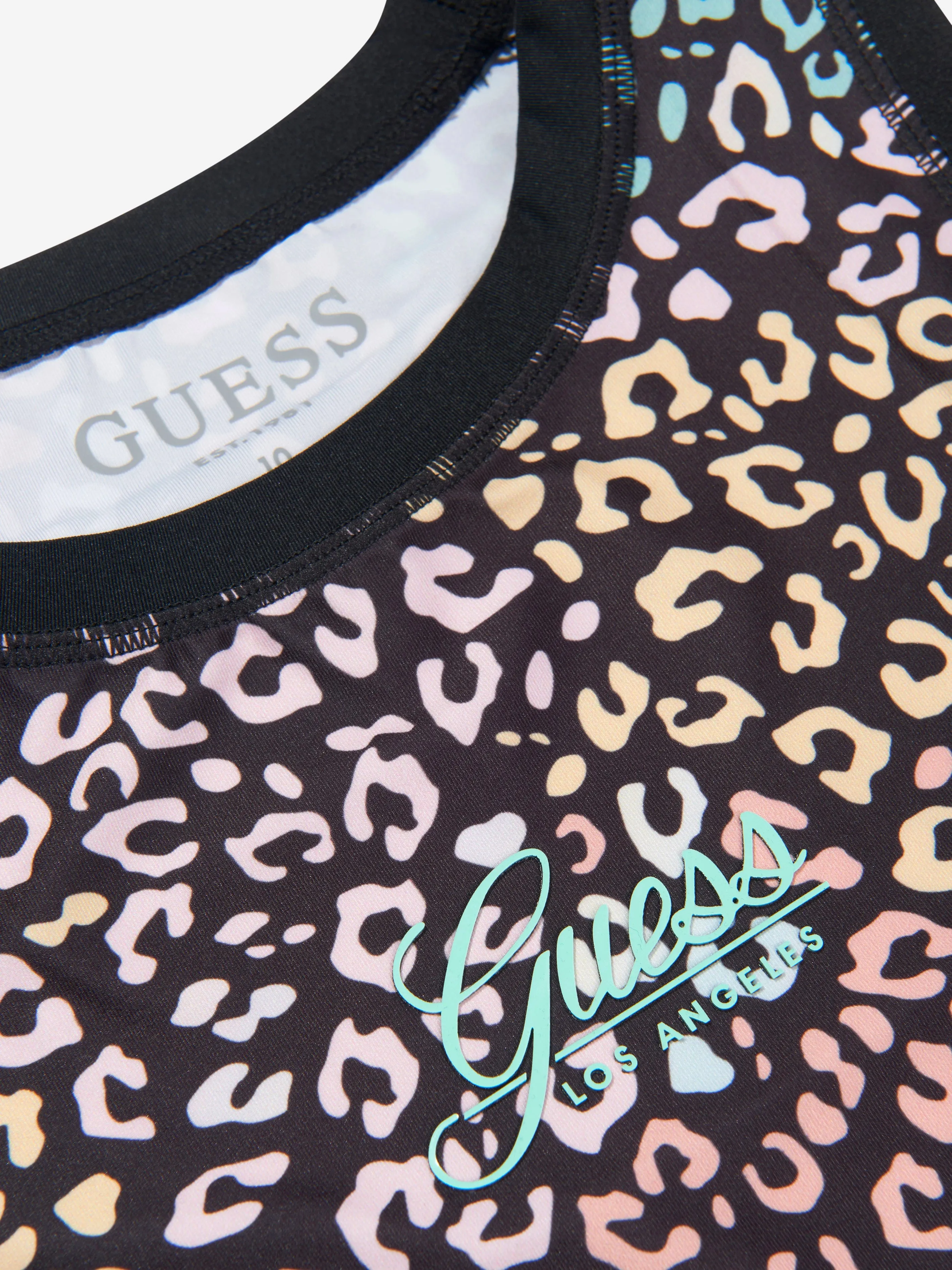 Guess Girls Leopardenprint Crop Top