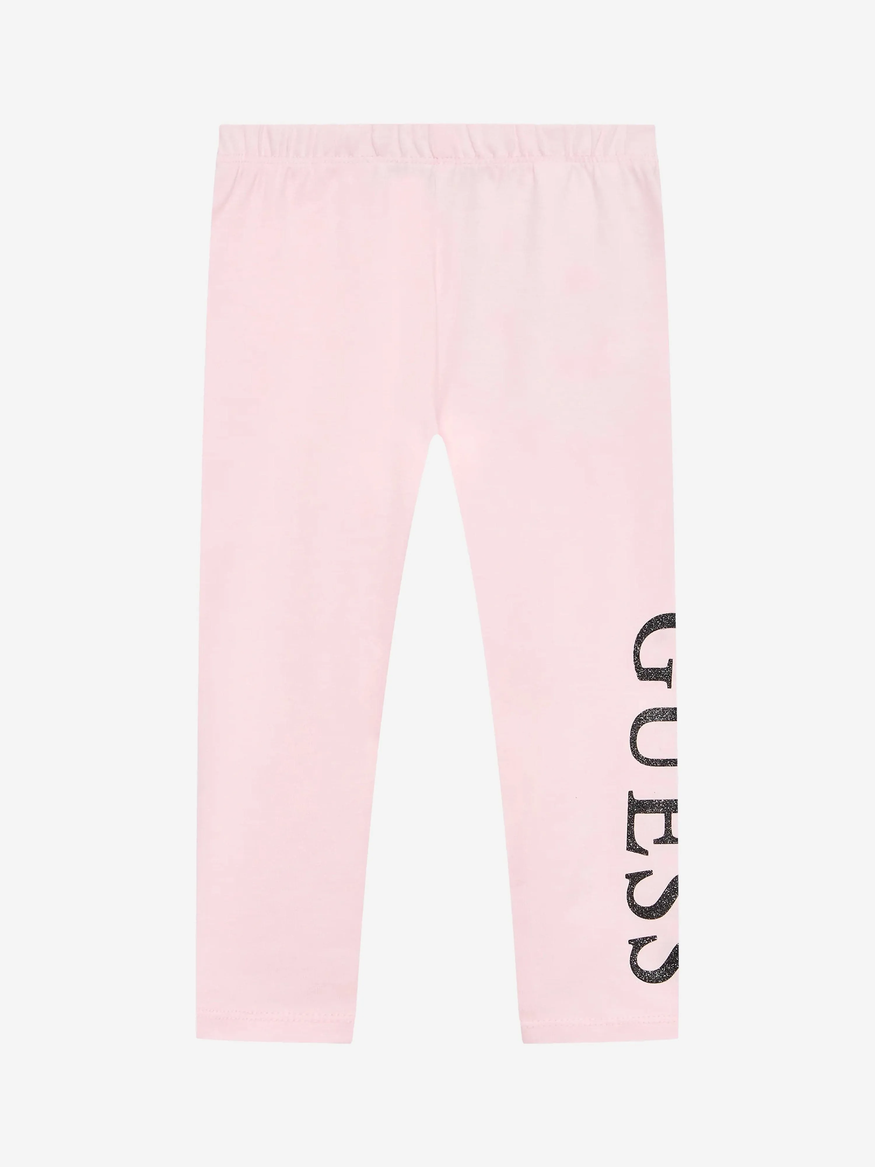 Guess Girls Logo Leggings in Rosa