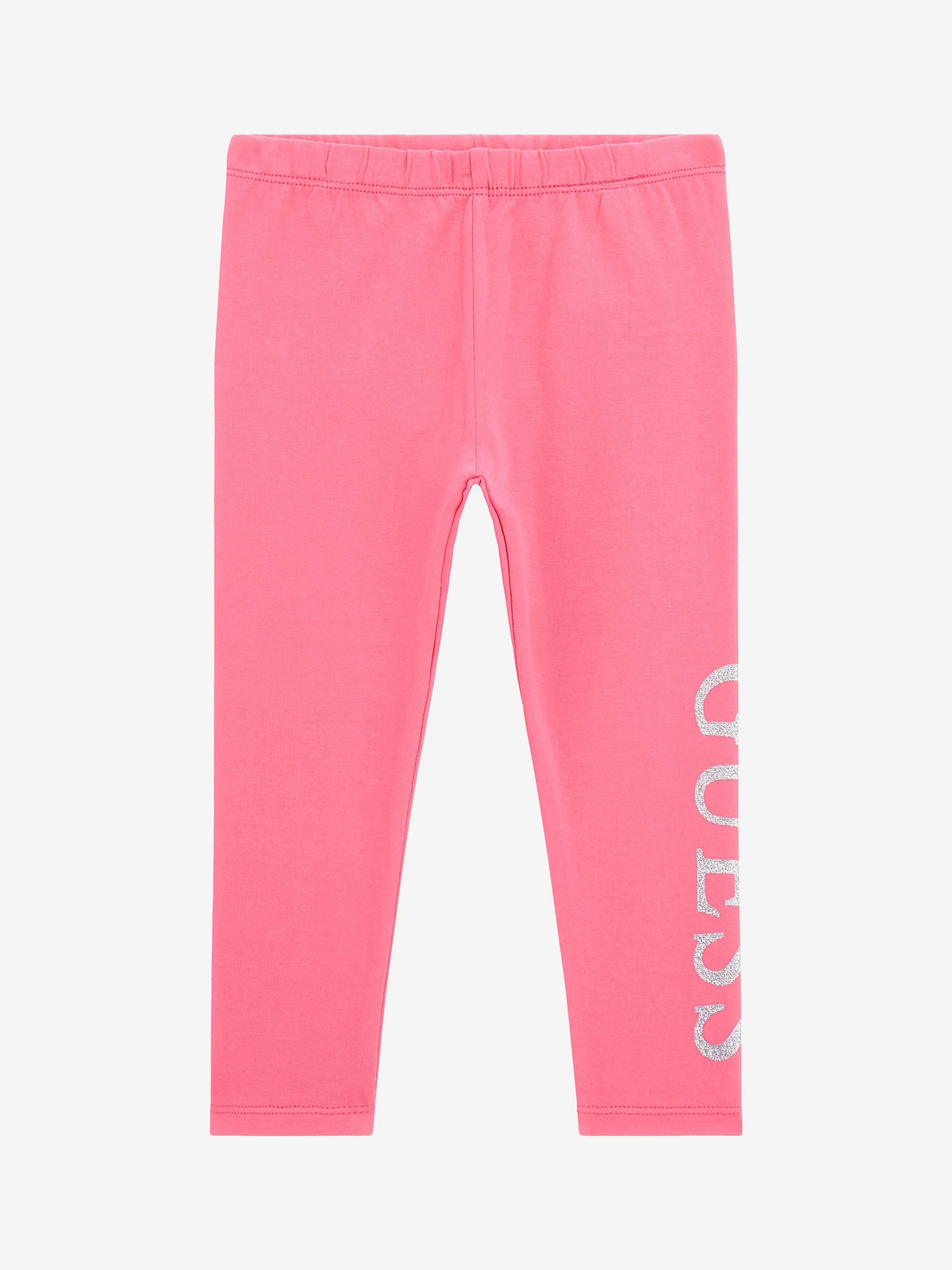 Guess Girls Logo Leggings in Rosa