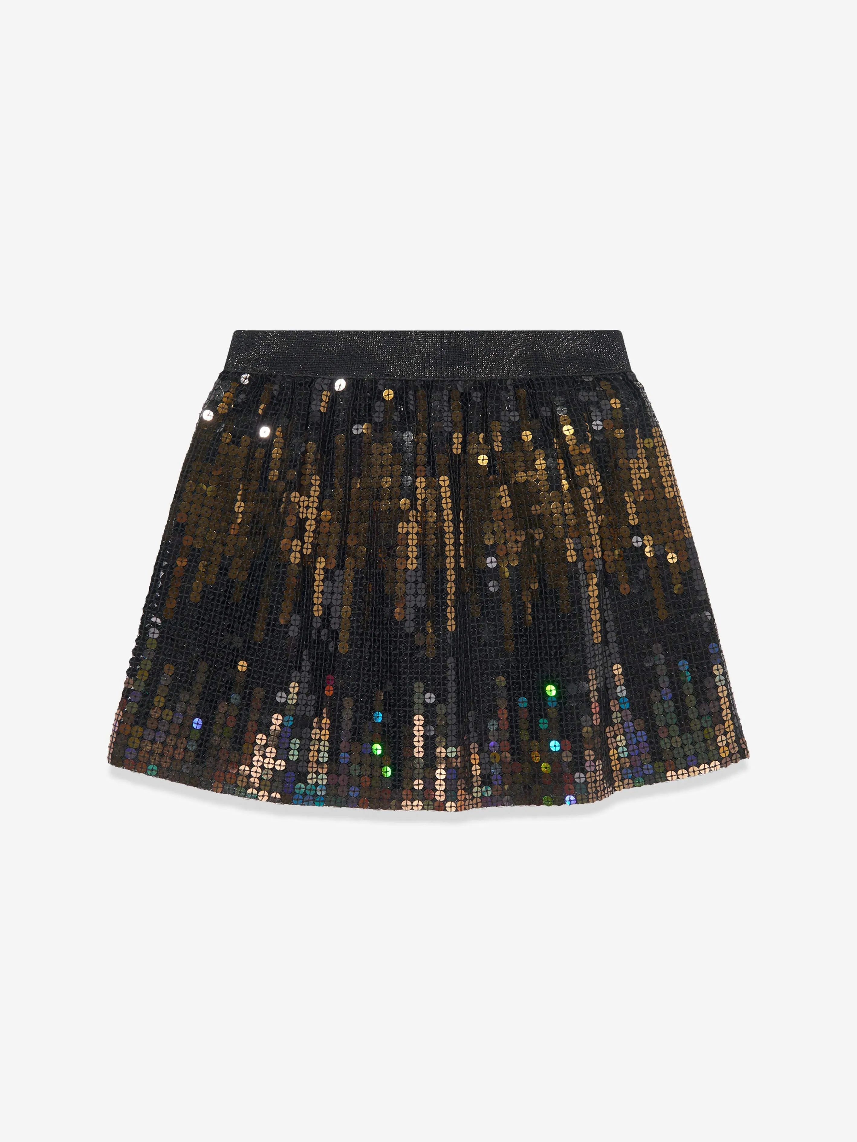 Guess Girls Pailletten-Minirock in Schwarz