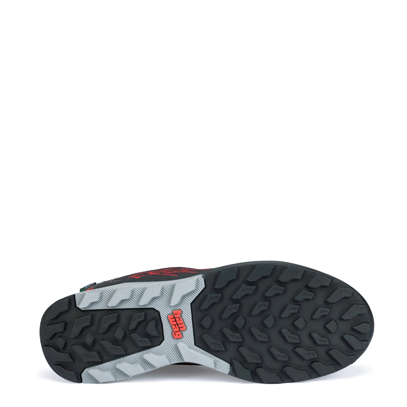 Hanwag Coastline Low Schuh Asphalt / Rot