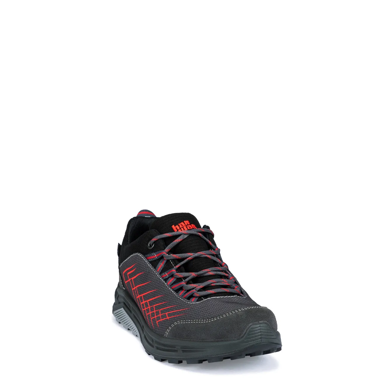 Hanwag Coastline Low Schuh Asphalt / Rot
