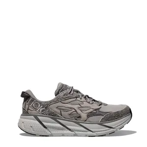 Hoka Damen Elite Terrain System Clifton L Suede TP Trainer Galaktisch Grau / Satellit Grau