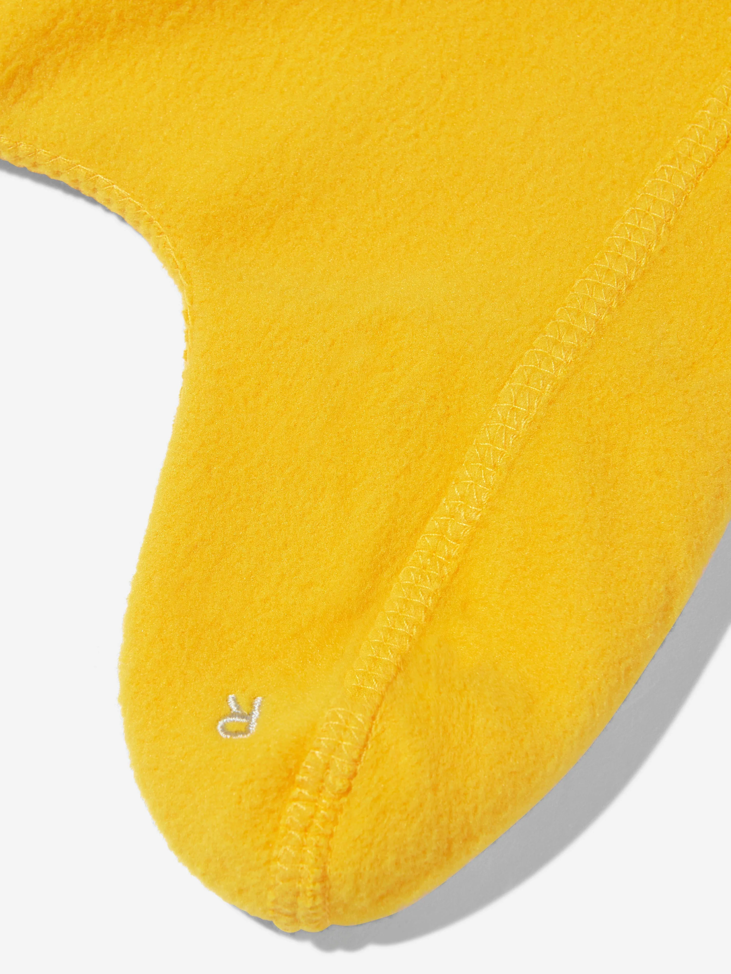 Hunter Kids Recycelte Fleece-Stiefelsocken in Gelb