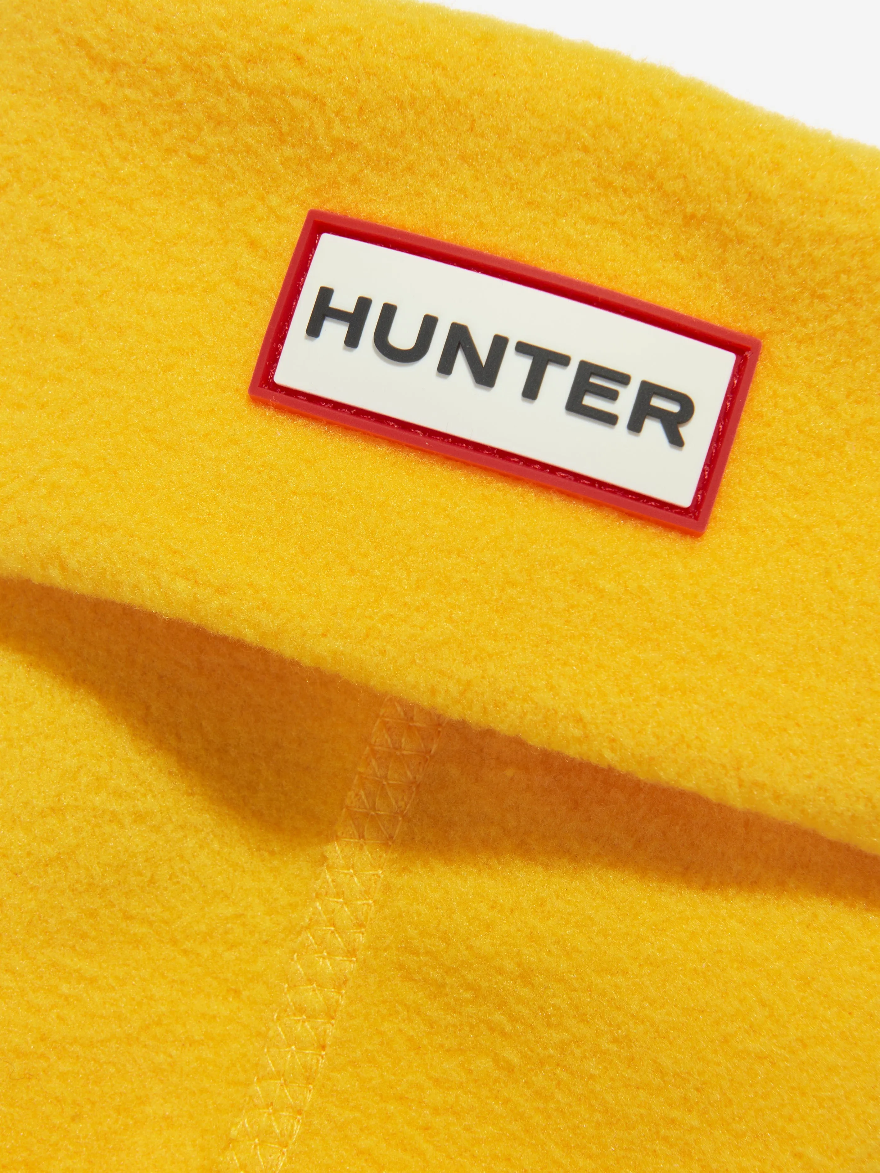 Hunter Kids Recycelte Fleece-Stiefelsocken in Gelb