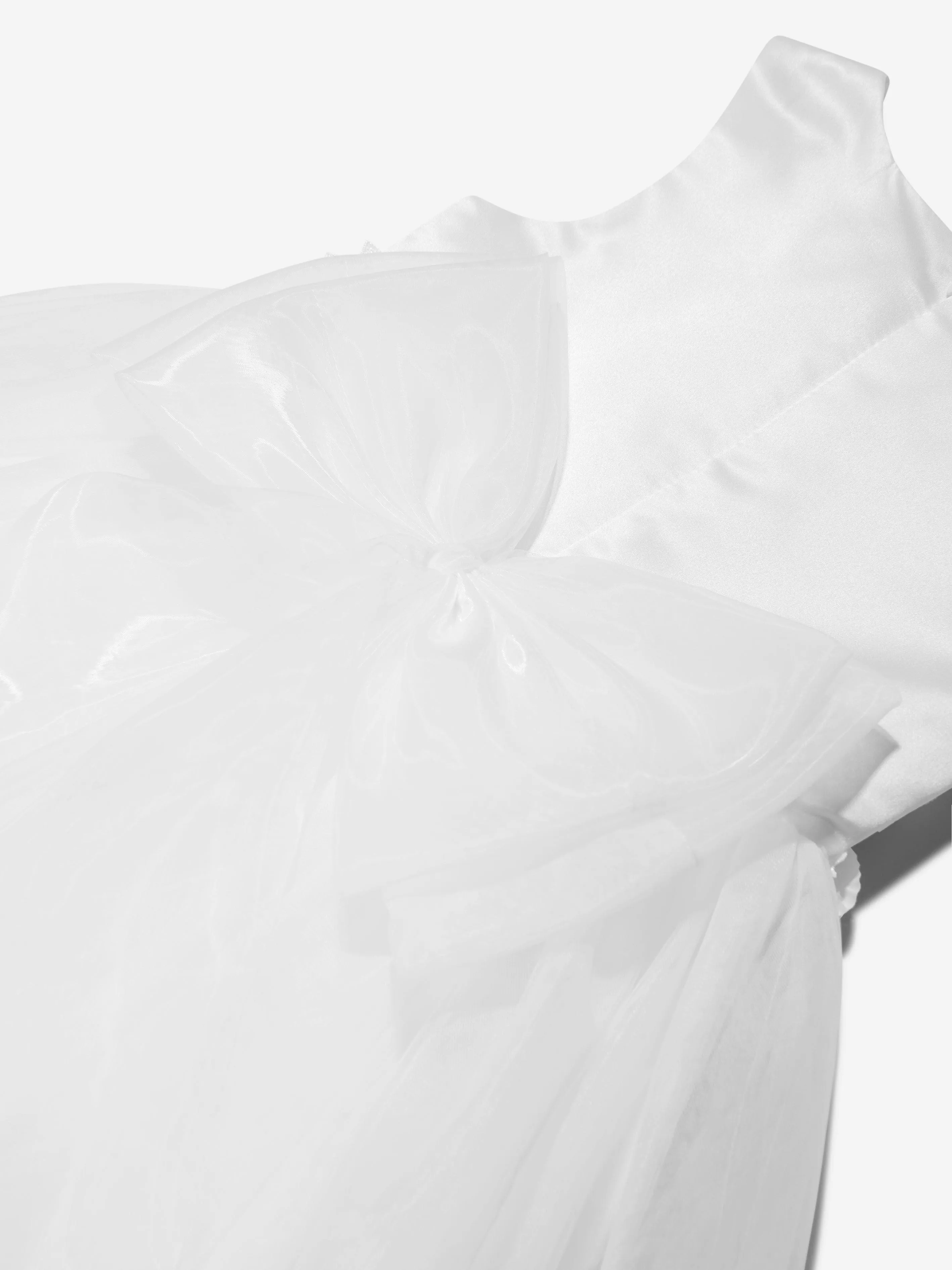 iAMe Mädchen Tüllkleid in Weiß