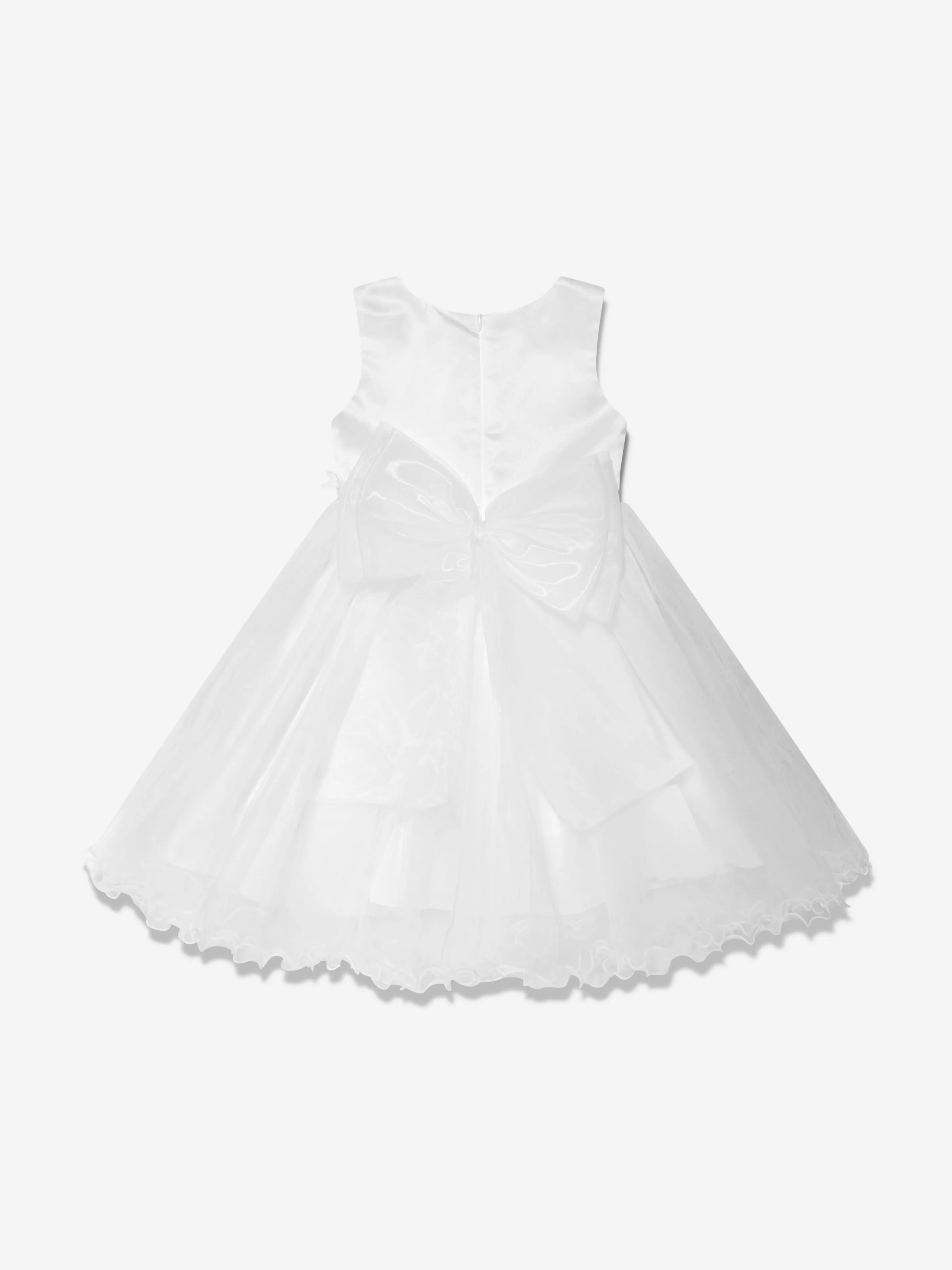 iAMe Mädchen Tüllkleid in Weiß