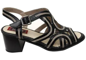 J Gean Yvonne Damen Bequeme Leder High Heels Sandalen Hergestellt In Brasilien J Gean Schuhe
