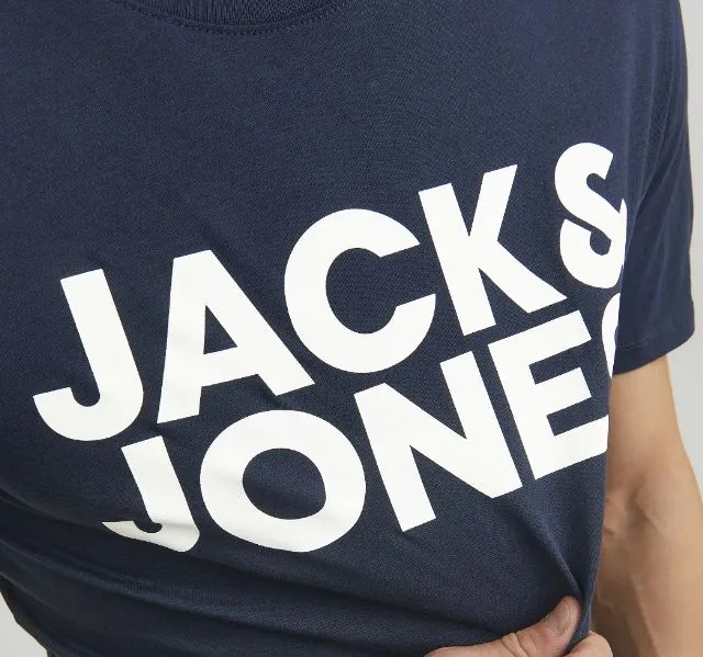 Jack & Jones Corp Navy Classic T-Shirt Navy