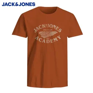 Jack & Jones Freddy Braun Logo T-Shirt Braun