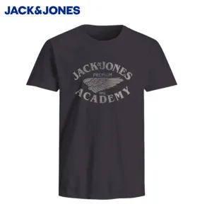 Jack & Jones Freddy Logo Navy T-Shirt Marineblau