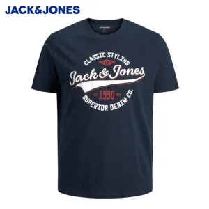 Jack & Jones Logo Navy Blazer T-Shirt Marineblau