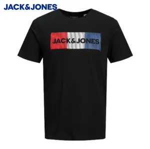 Jack & Jones New Corp Schwarzes T-Shirt Schwarz