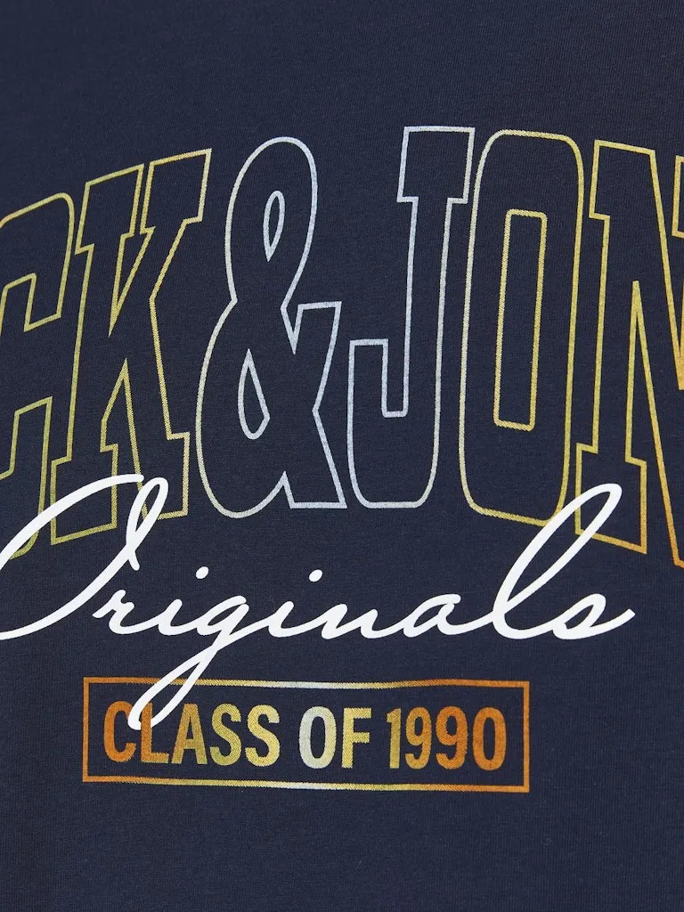 Jack & Jones Penny Navy Rundhals-T-Shirt Navy