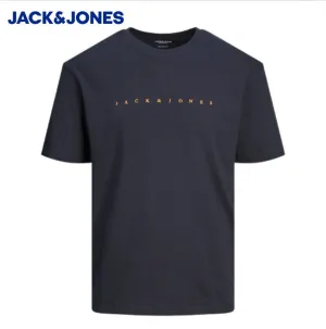 Jack & Jones Star Navy Crew Neck T-Shirt Navy