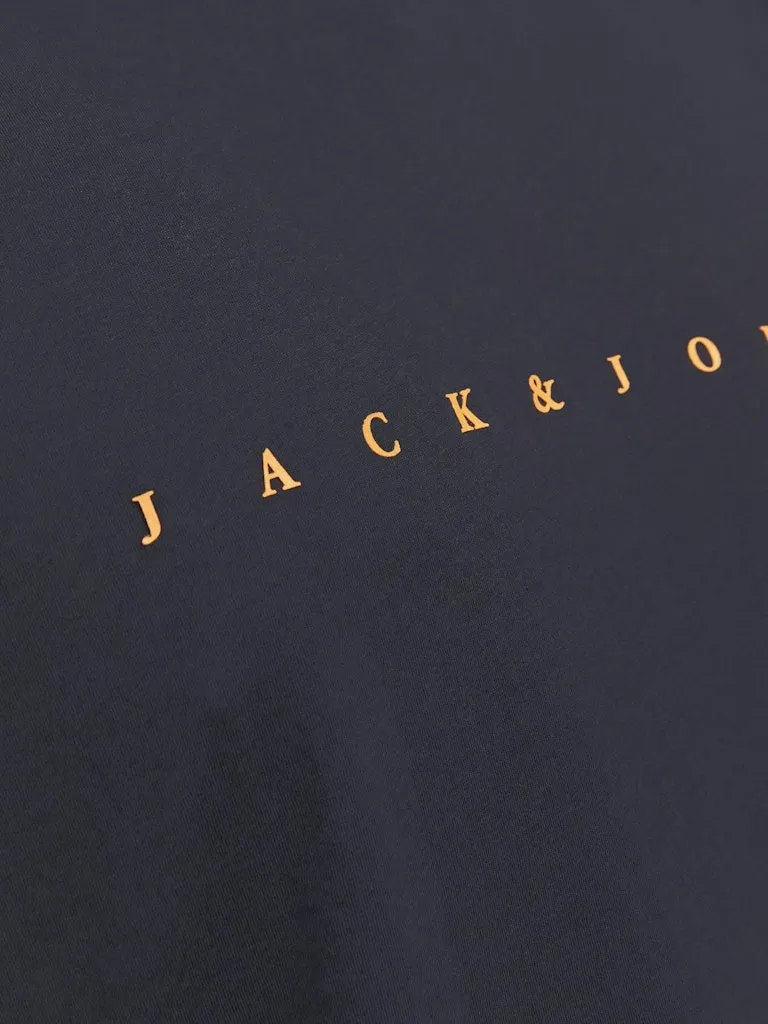 Jack & Jones Star Navy Crew Neck T-Shirt Navy