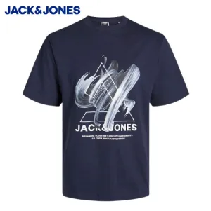 Jack & Jones Tint Crew Neck Navy T-Shirt Marineblau