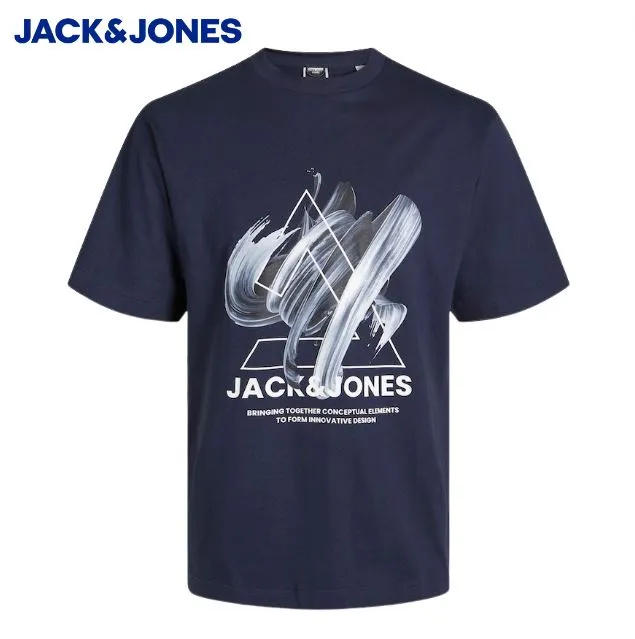 Jack & Jones Tint Crew Neck Navy T-Shirt Marineblau