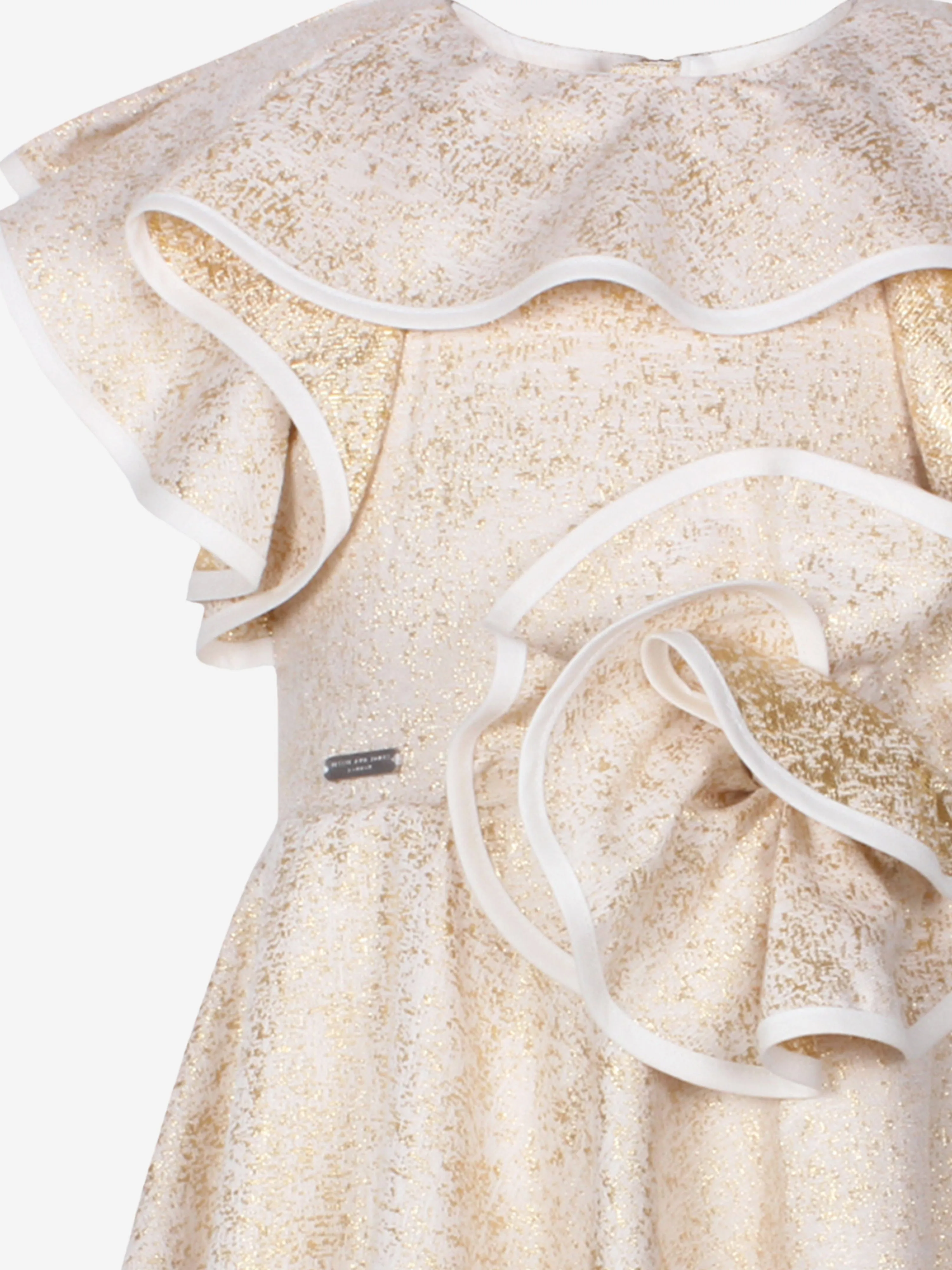 Jessie And James Mädchen Blütenfrecken Kleid in Gold