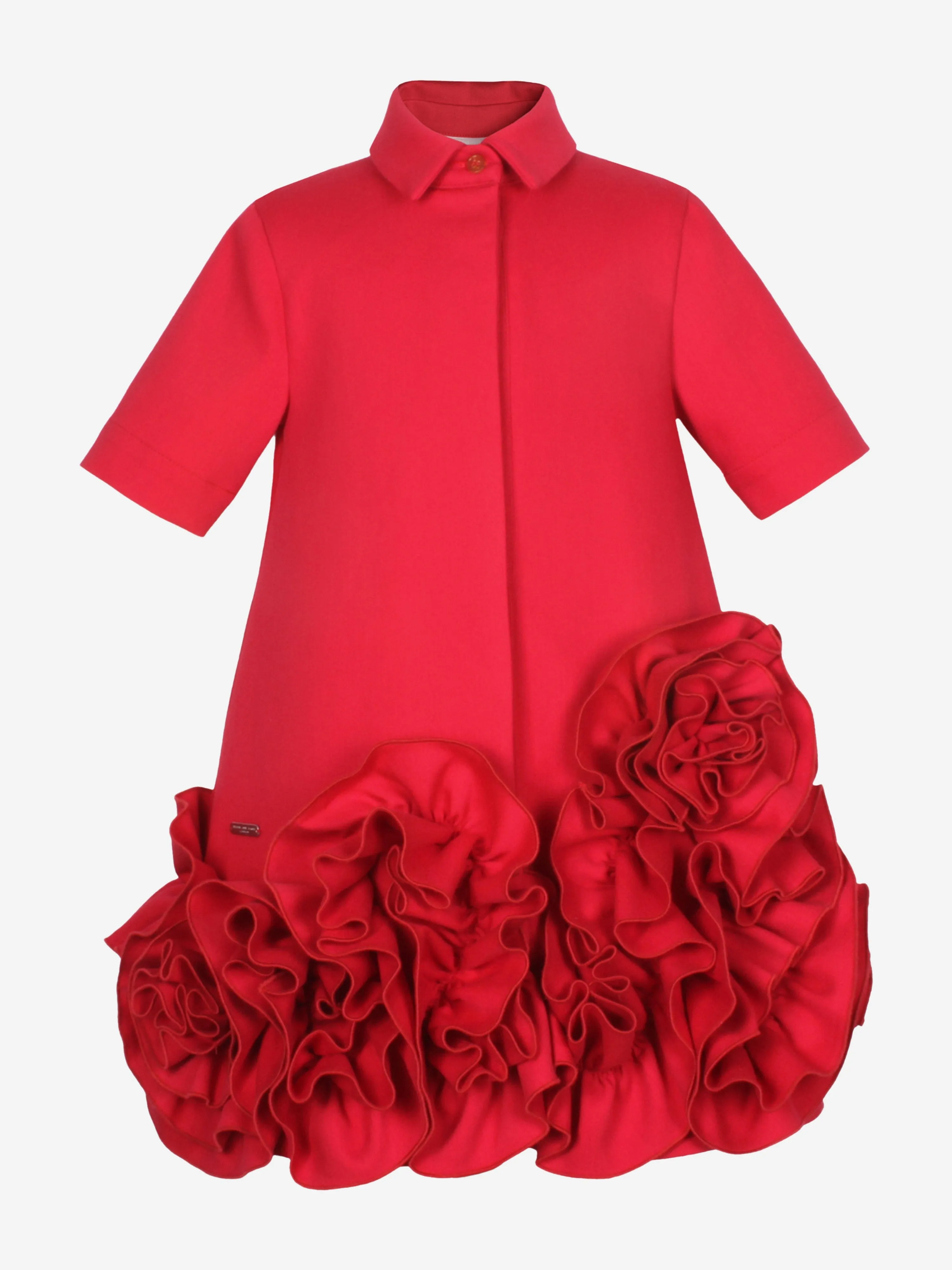 Jessie And James Girls Dream On Rüschen-Blumenkleid in Rot