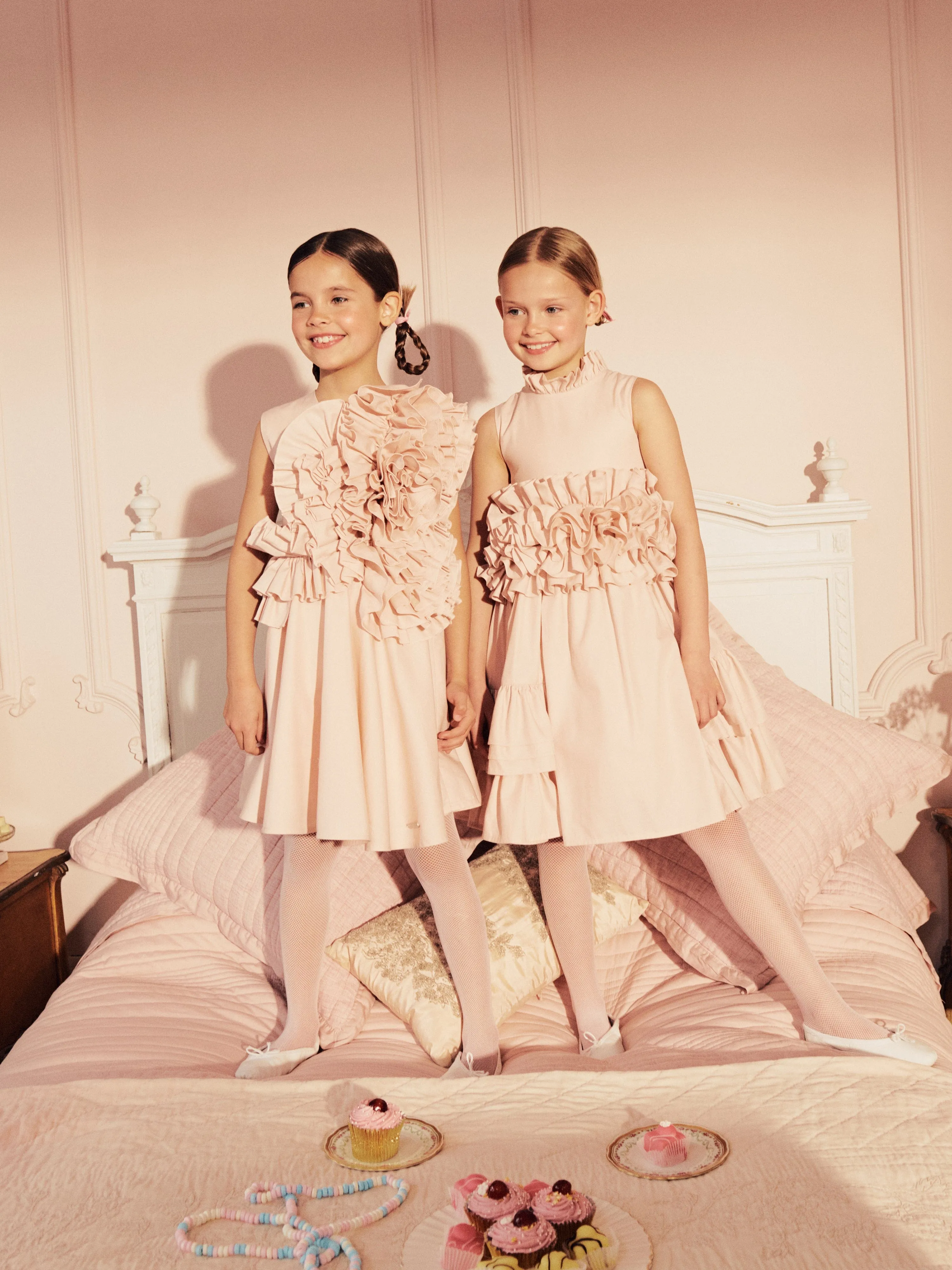 Jessie und James Mädchen präsentieren Kleid in Pink