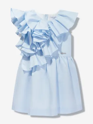 Jessie And James Mädchen Wasserfallkleid in Blau