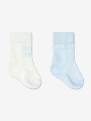 KENZO Baby-Socken-Set (2er Pack) in Blau