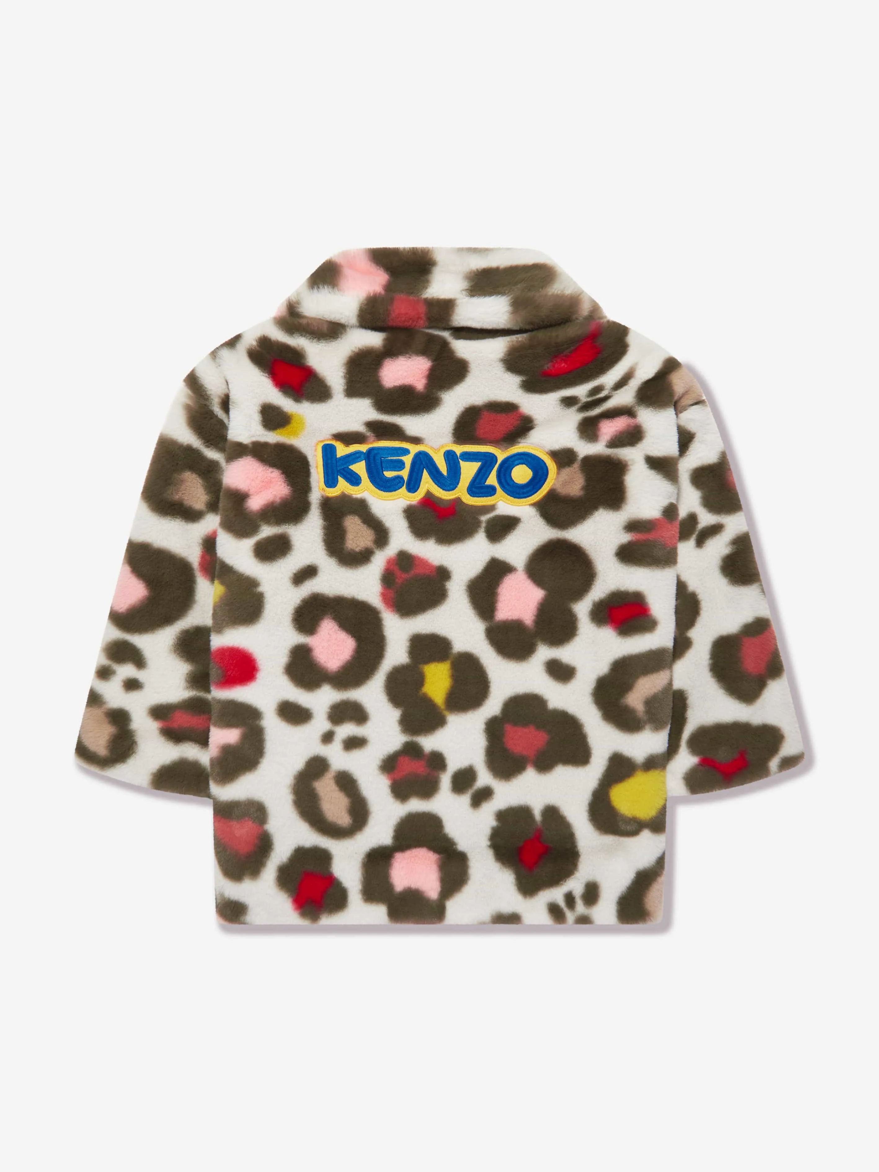 KENZO Mädchen Kunstpelzmantel in Mehrfarben