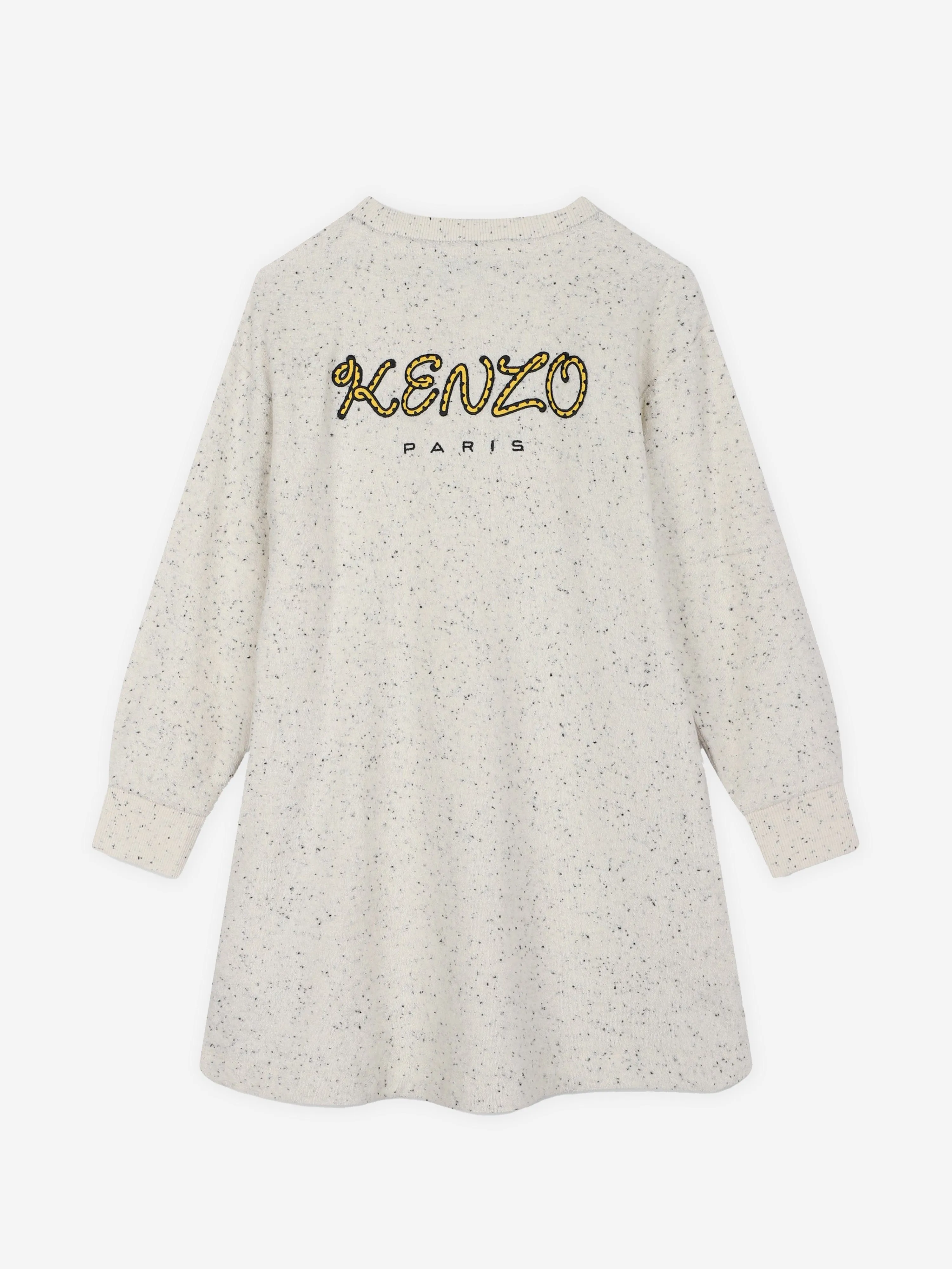 KENZO Girls Kotora Pulloverkleid in Elfenbein