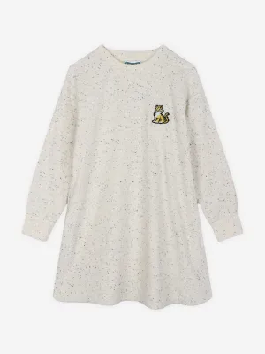 KENZO Girls Kotora Pulloverkleid in Elfenbein