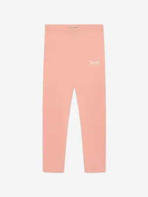 KENZO Mädchen Logo Leggings in Rosa