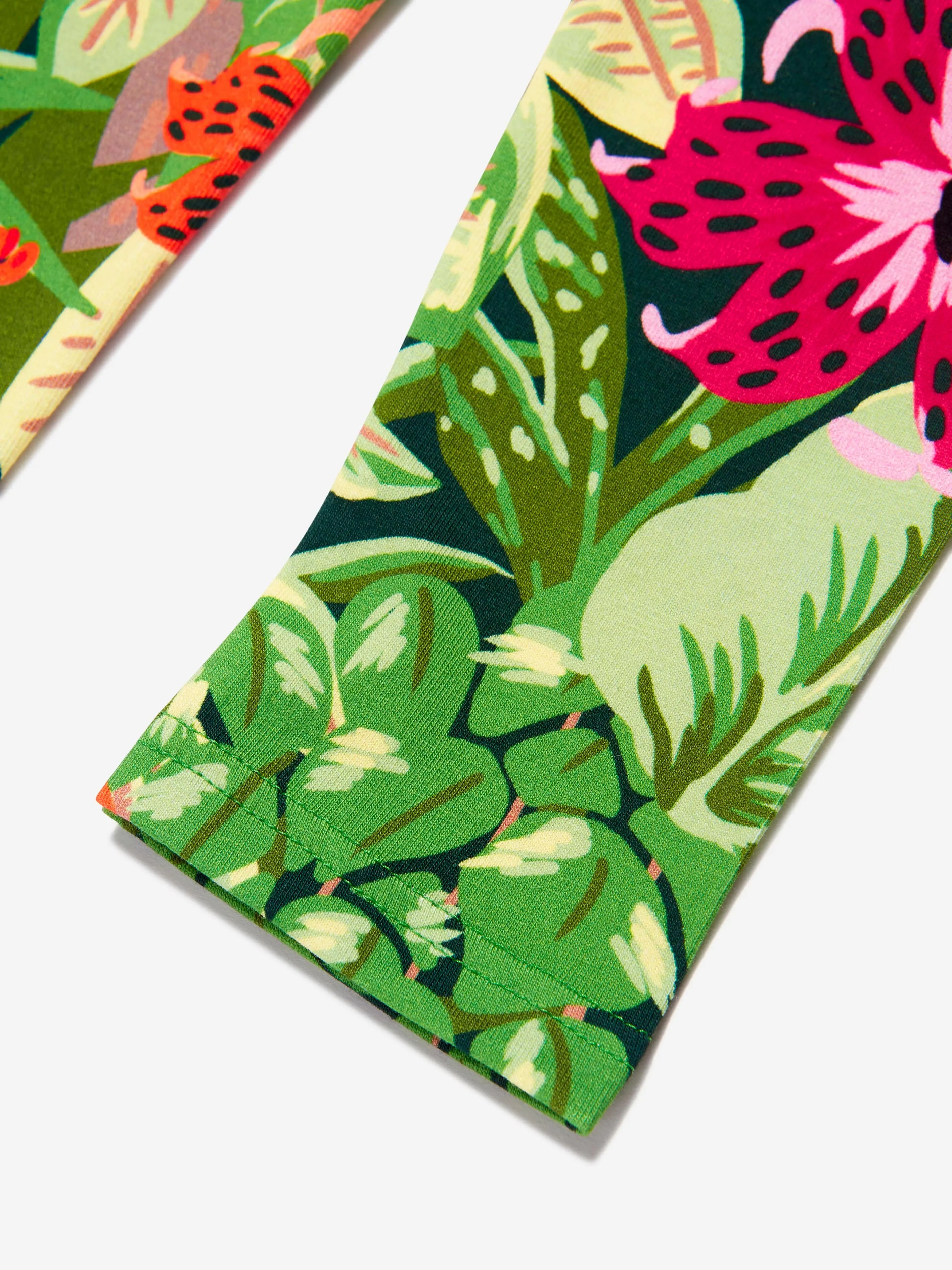 KENZO Mädchen Tropenmuster Leggings in Grün