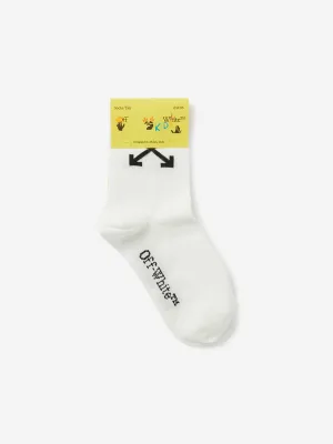 Kids Arrow Mid High Socken in Weiß