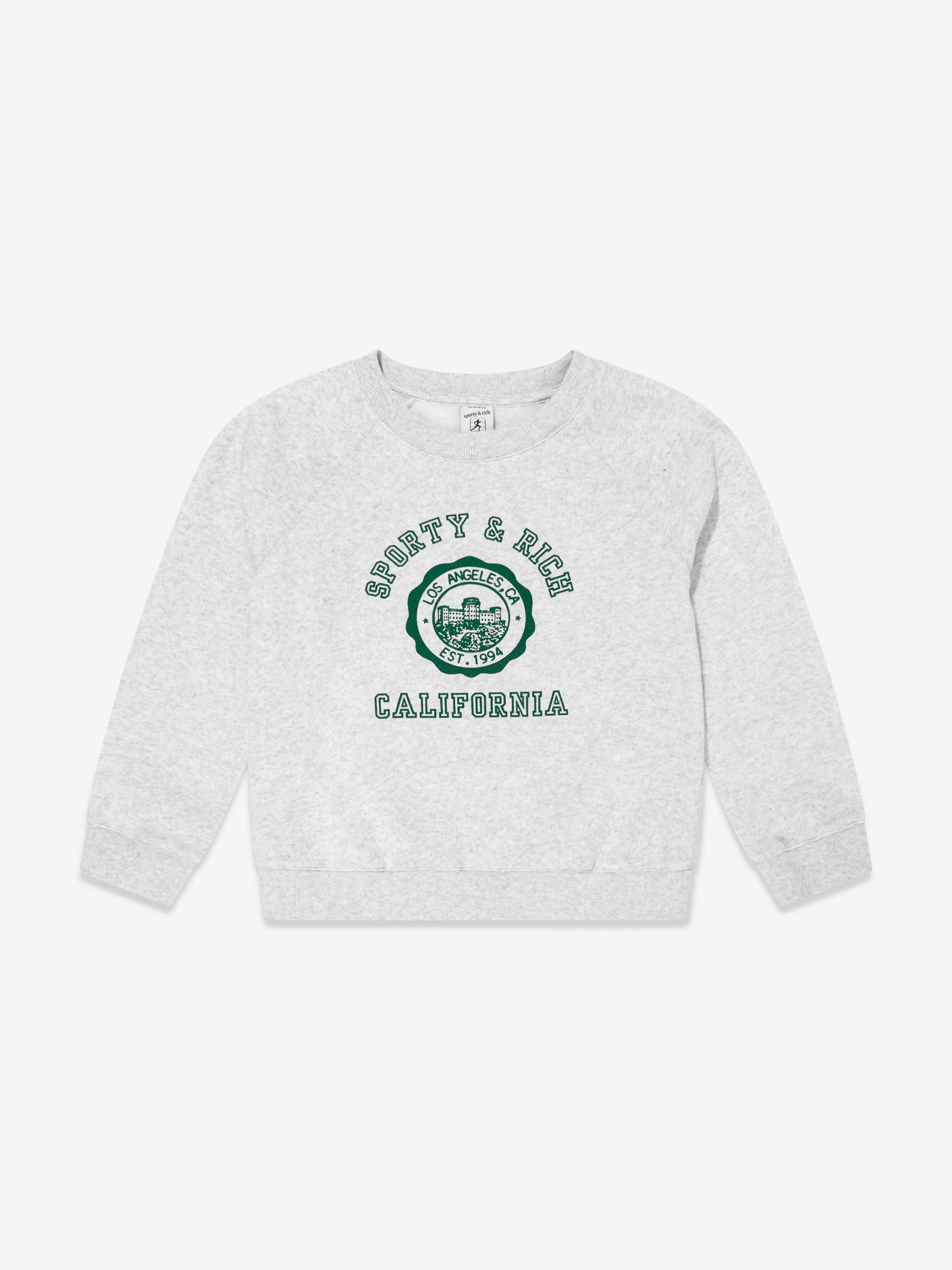 Kids California Emblem Sweatshirt in Grau