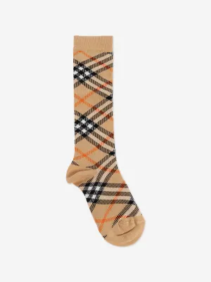 Kinder Baumwollmix-Socken in Beige