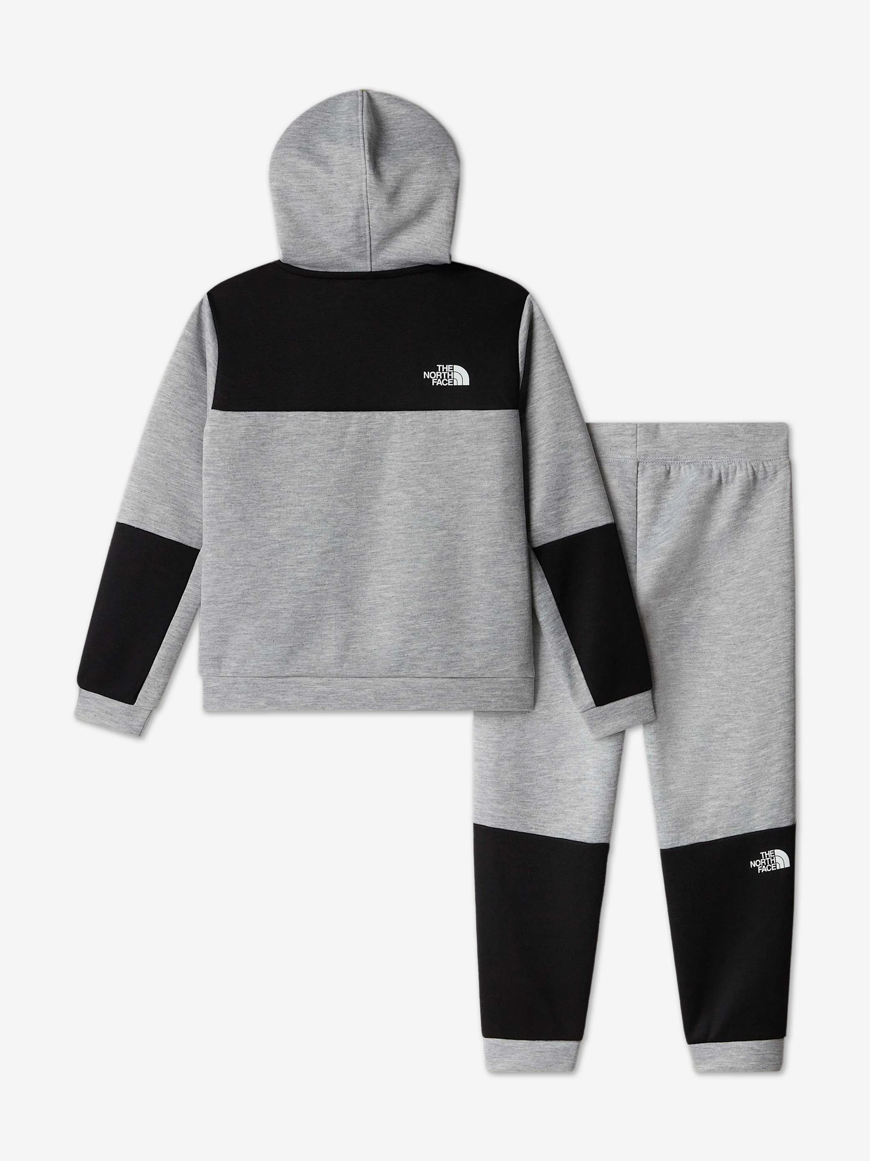 Kinder Leichter Full-Zip Trainingsanzug in Grau