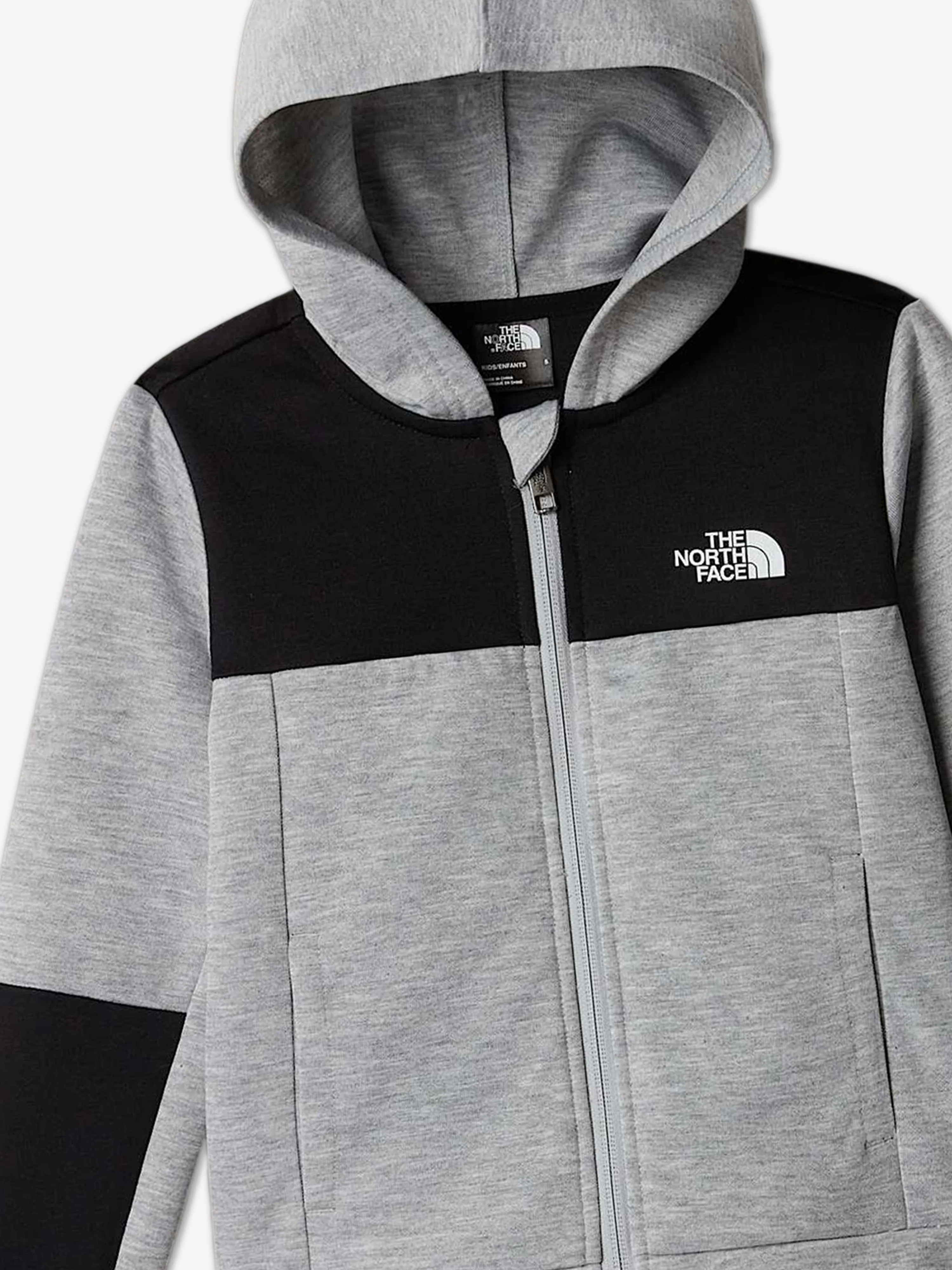 Kinder Leichter Full-Zip Trainingsanzug in Grau