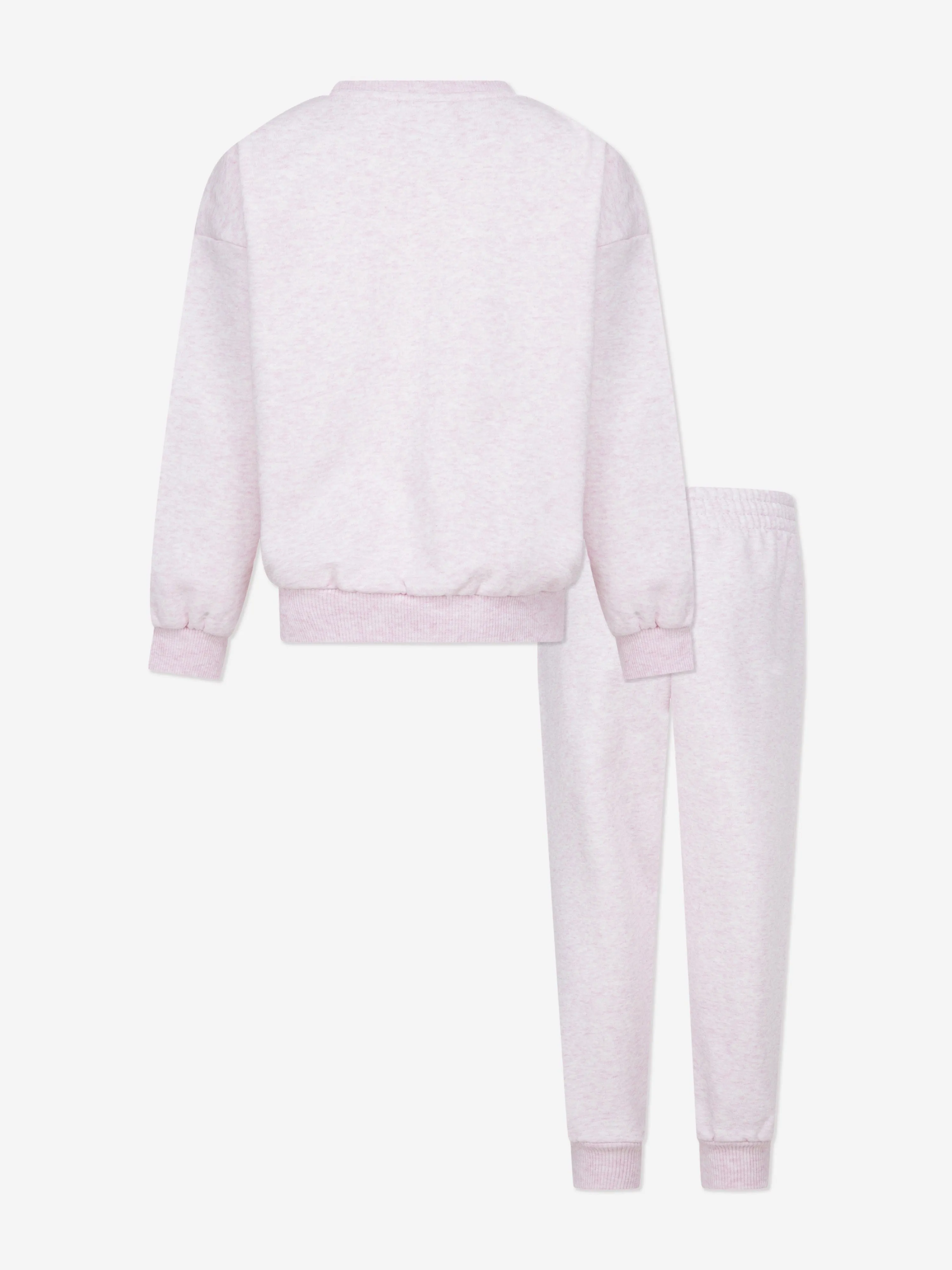Kinder Essential Fleece Trainingsanzug in Rosa