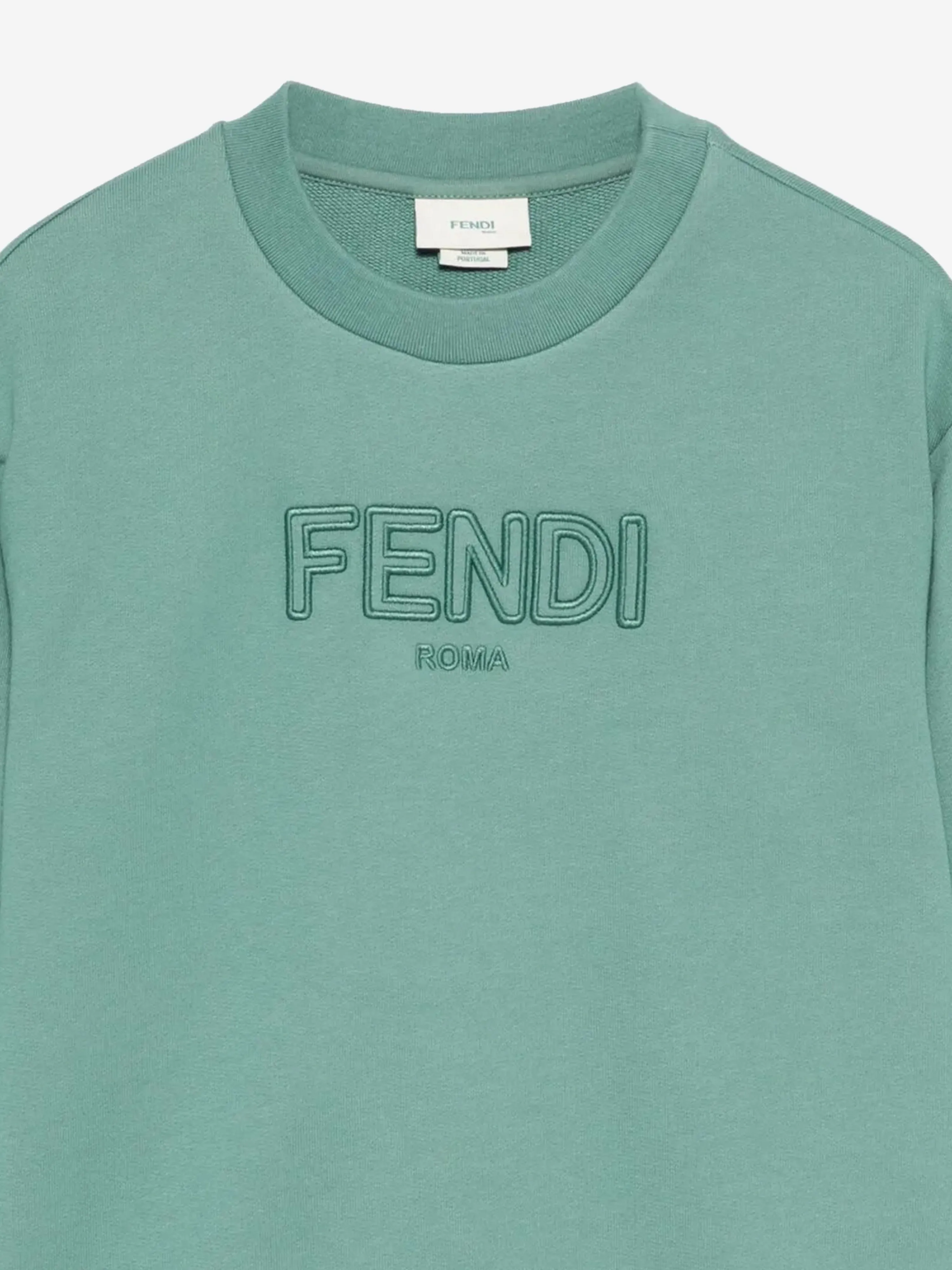 Kinder Logo Sweatshirt in Grün